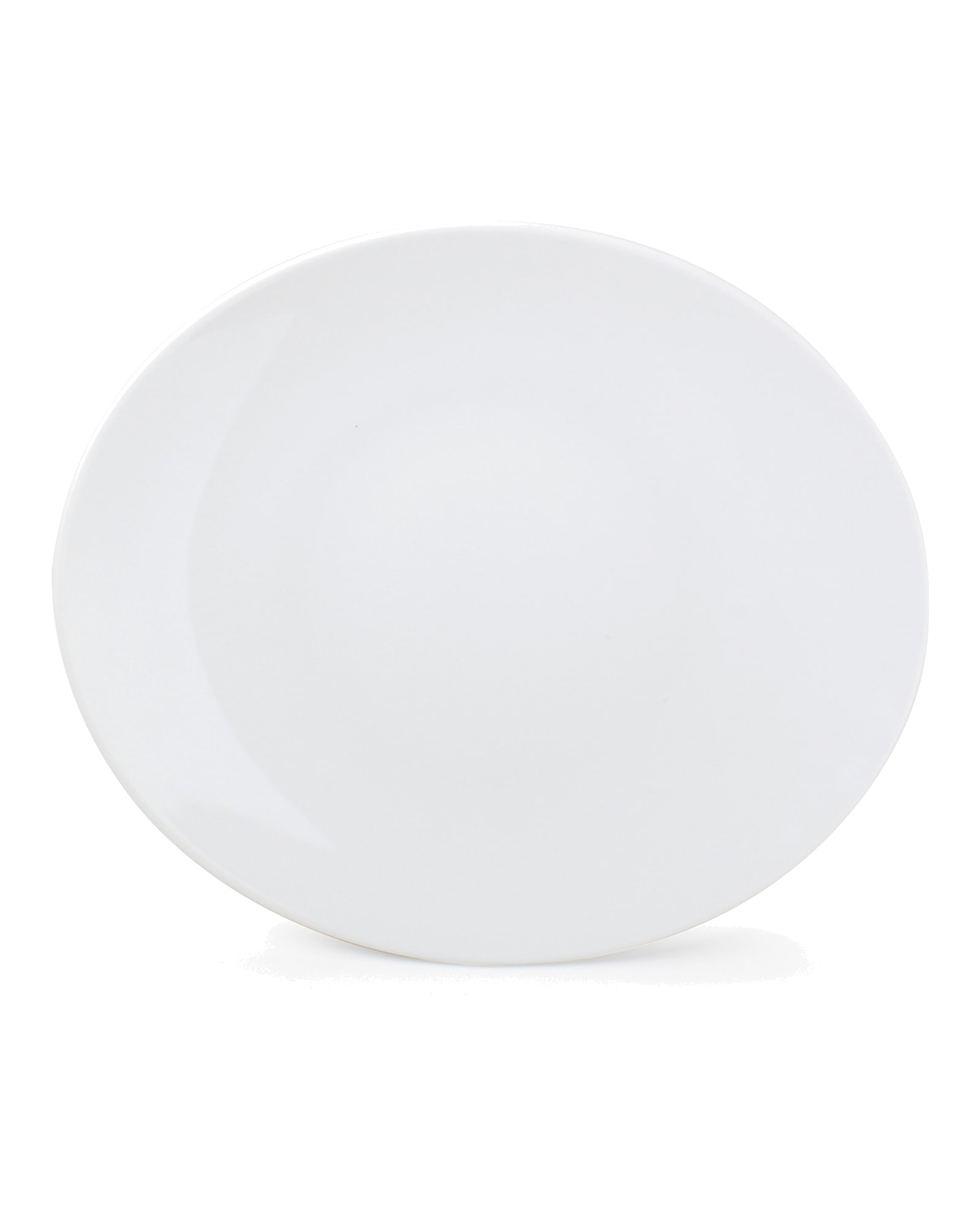 Appetite Teller oval aus Porzellan, oval Weiß, 30,5 × 26 cm