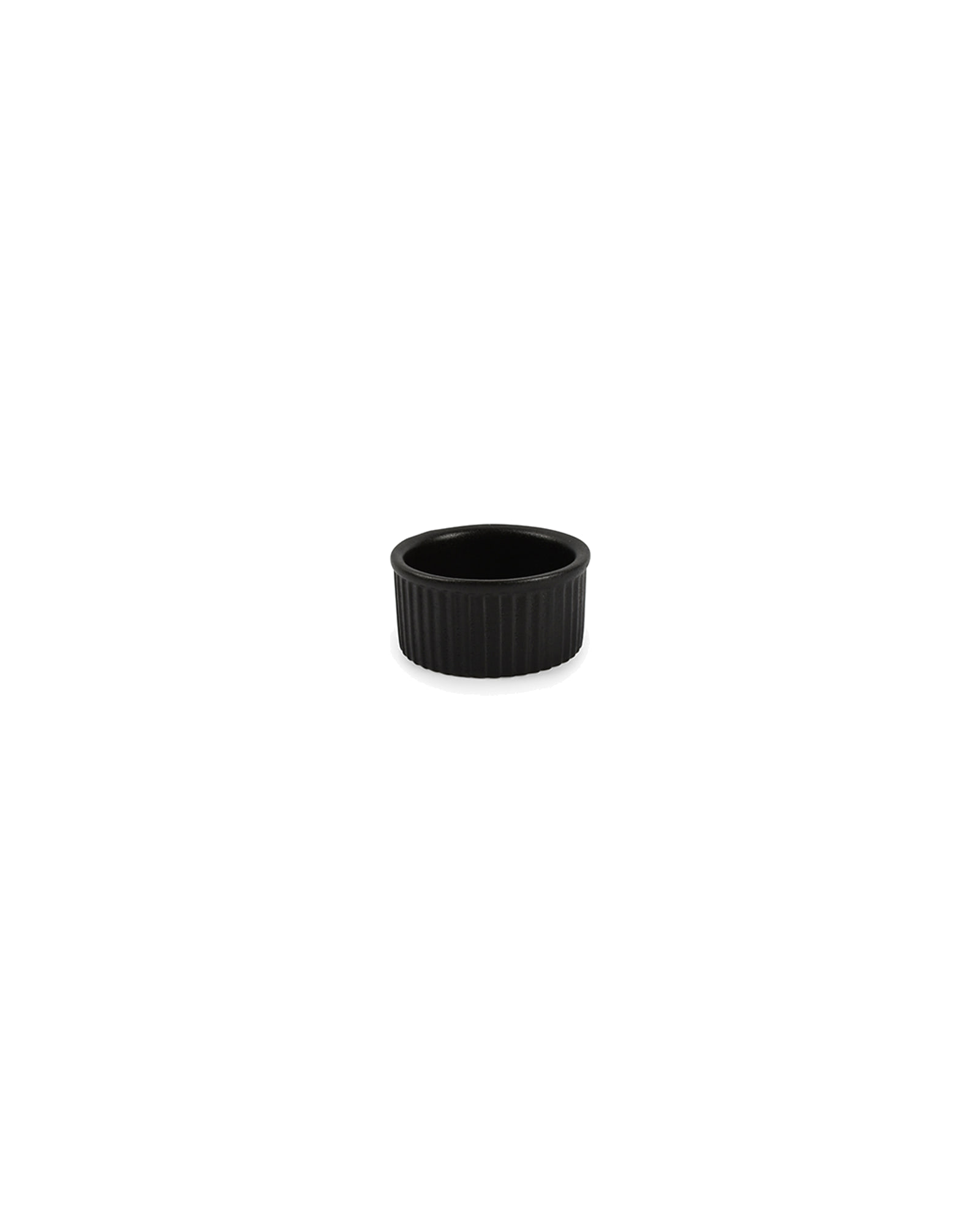 Ardo Auflaufform aus Steinzeug, Schwarz, Ø 7 cm, H 3 cm, Ansicht 1