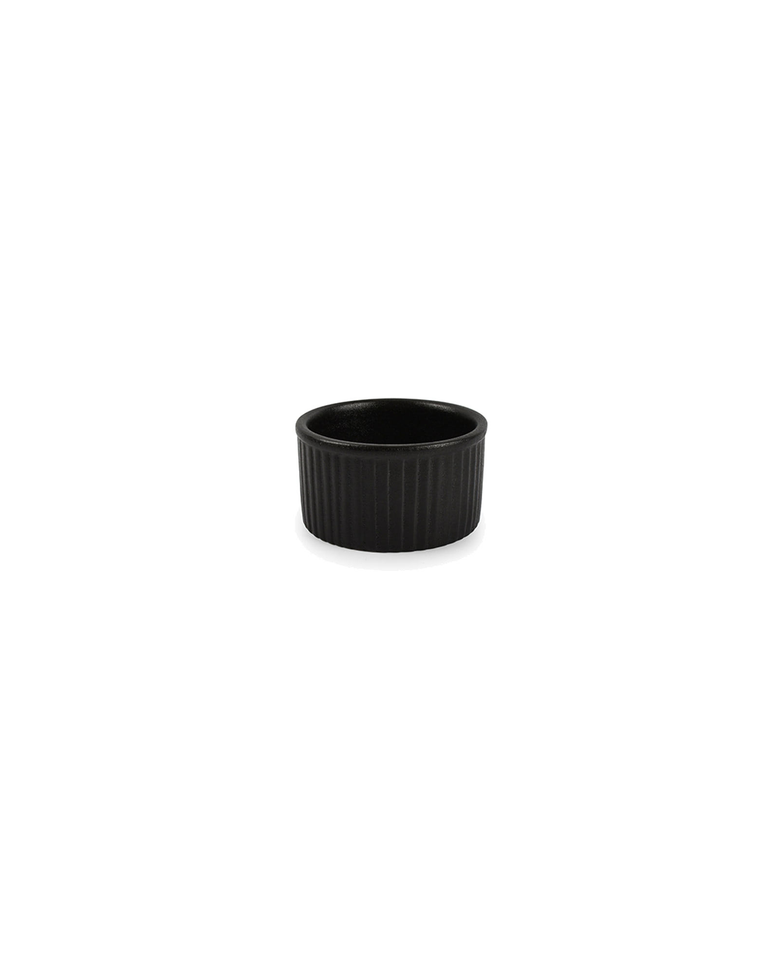Ardo Auflaufform aus Steinzeug, Schwarz, Ø 8 cm, Ansicht 1
