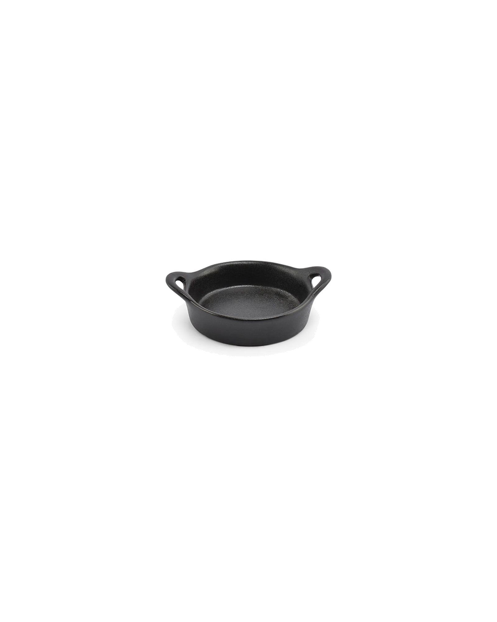Ardo Auflaufform aus Steinzeug, Schwarz, 14 × 11,5 cm, H 3 cm, Ansicht 2