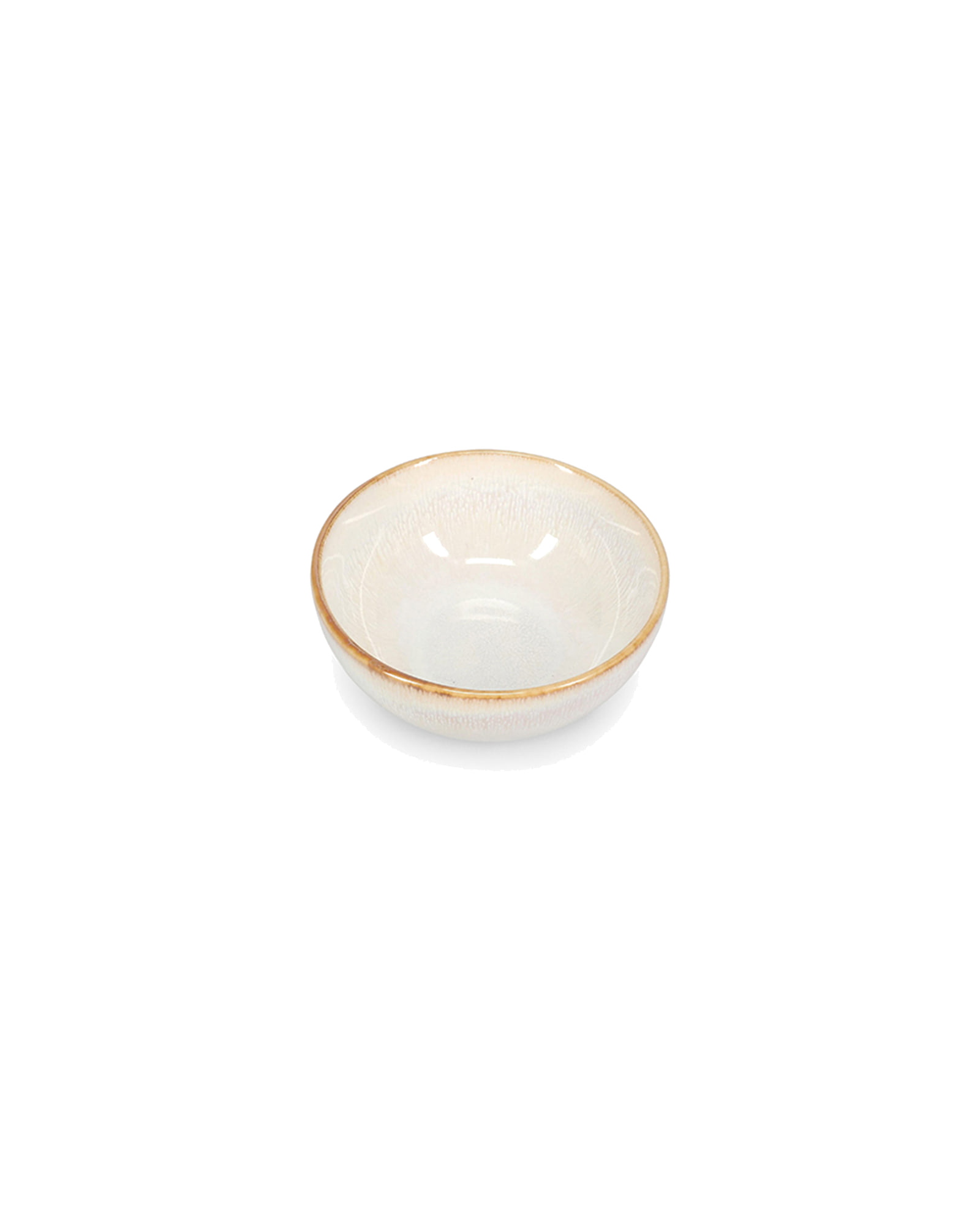 Artisan Schale aus Steinzeug, Weiß, Ø 11 cm, H 4,5 cm, Ansicht 2