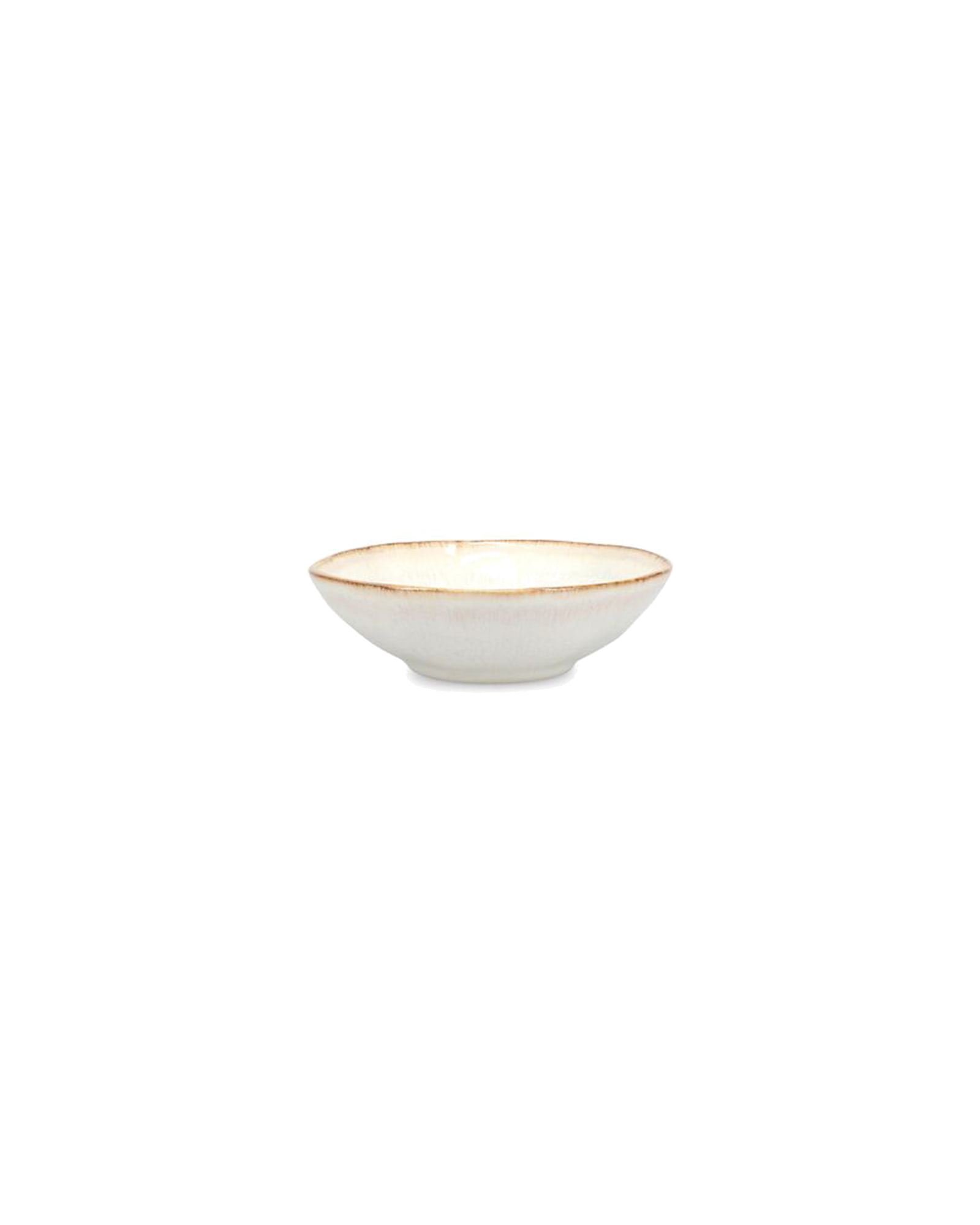 Artisan Schale aus Steinzeug, Weiß, Ø 11,5 cm, H 3,5 cm, Ansicht 1