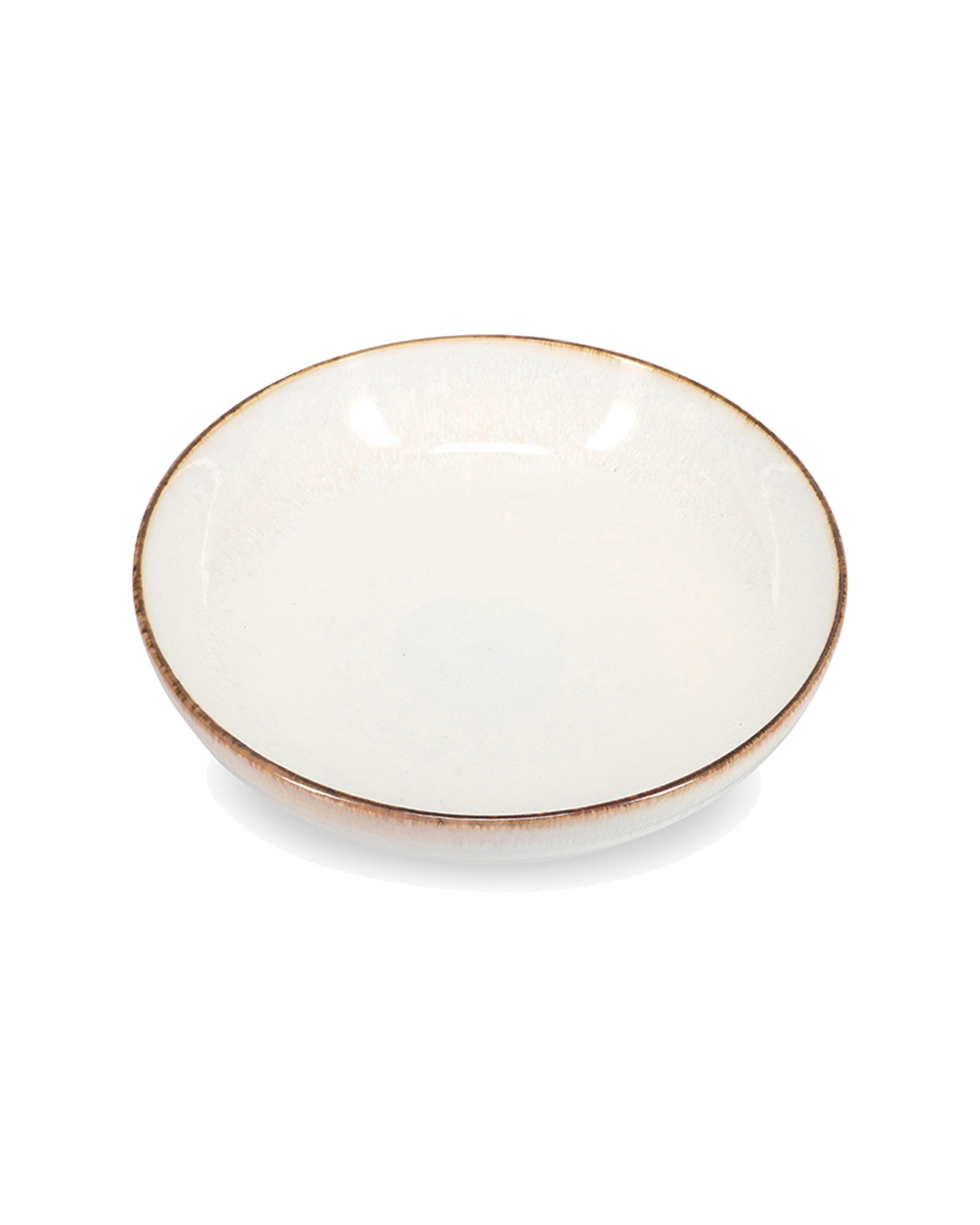 Artisan Schale aus Steinzeug, Weiß, Ø 22 cm, H 5,5 cm, Ansicht 2
