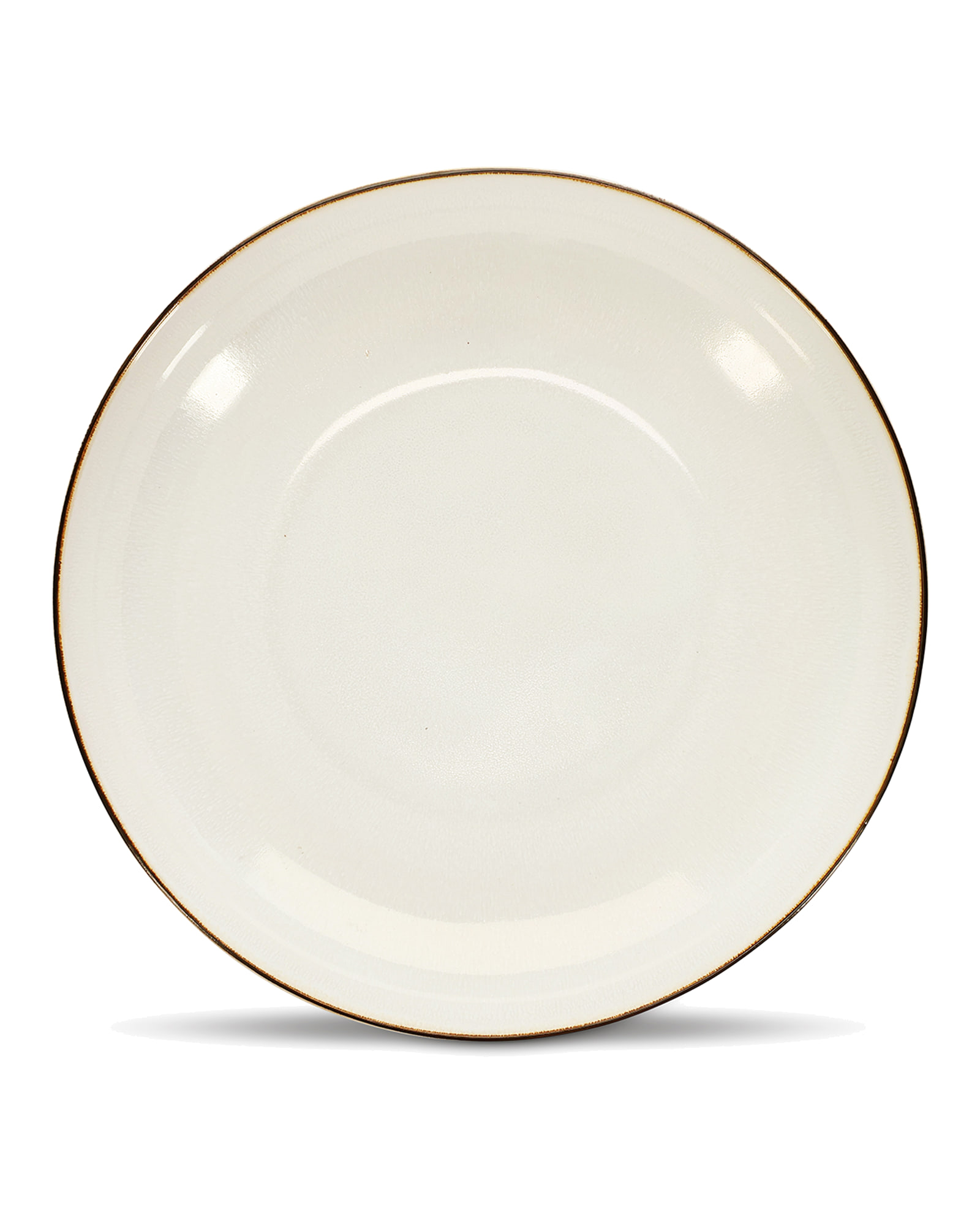 Artisan Servierschale aus Steinzeug, Weiß, Ø 32 cm, H 7,5 cm, Ansicht 4