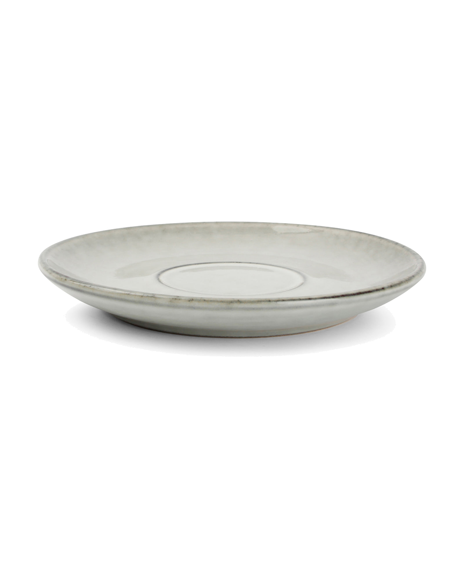 Artisan Untertasse aus Steinzeug, Grün, Ø 15 cm, Ansicht 2