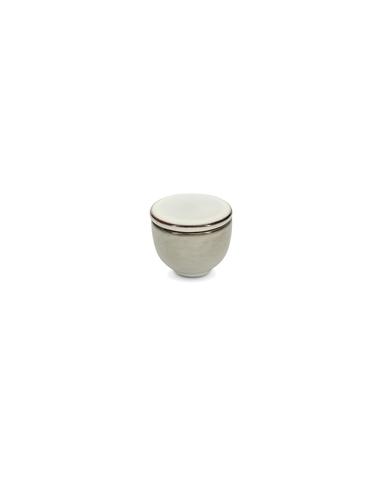 Artisan Zuckerdose aus Steinzeug, mit Deckel Grün, 100 ml, Ansicht 2