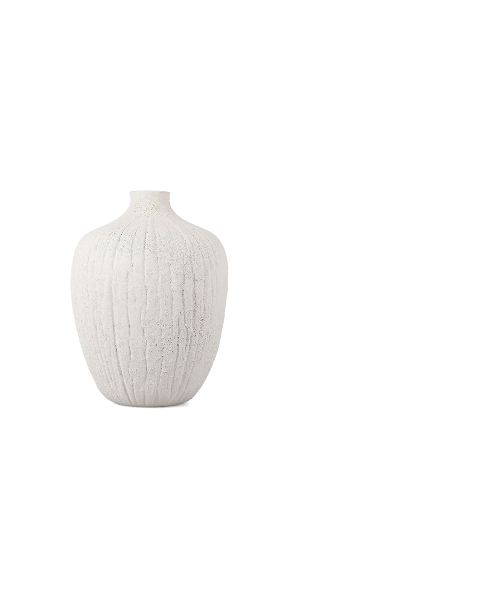 Avo Vase aus Steinzeug, Beige, Ø 20 cm, H 26,5 cm, Ansicht 1