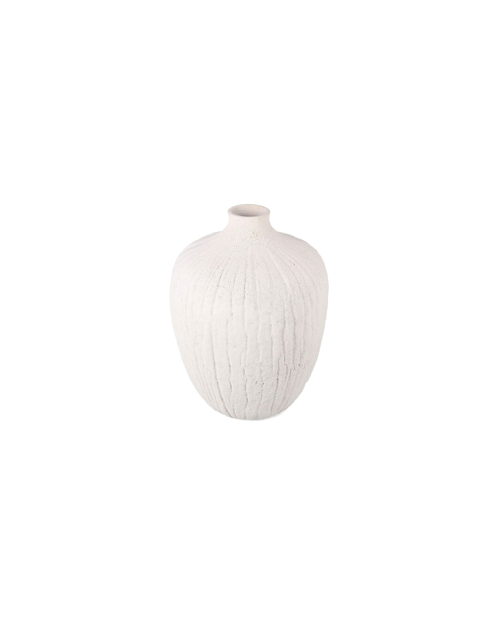 Avo Vase aus Steinzeug, Beige, Ø 20 cm, H 26,5 cm, Ansicht 2