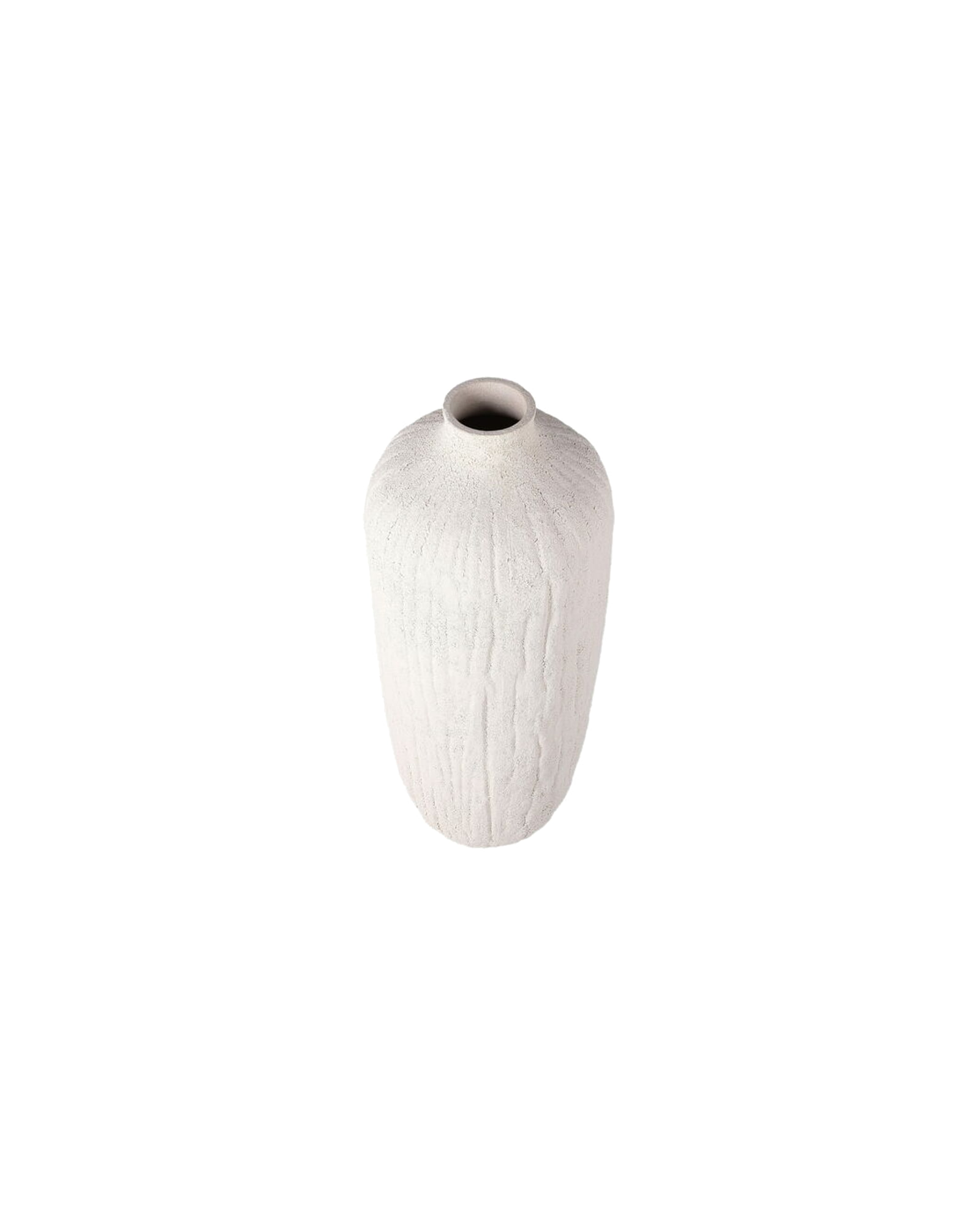 Avo Vase aus Steinzeug, Beige, Ø 15 cm, H 36,5 cm, Ansicht 2