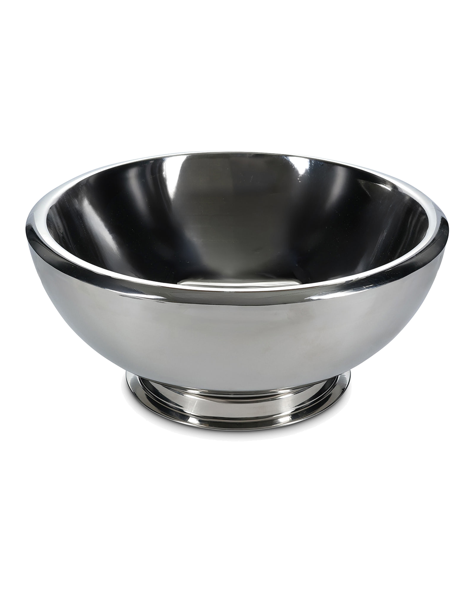 Bar Champagnerwanne aus Edelstahl, doppelwandig Silber, Ø 42,5 cm, H 19 cm, Ansicht 3