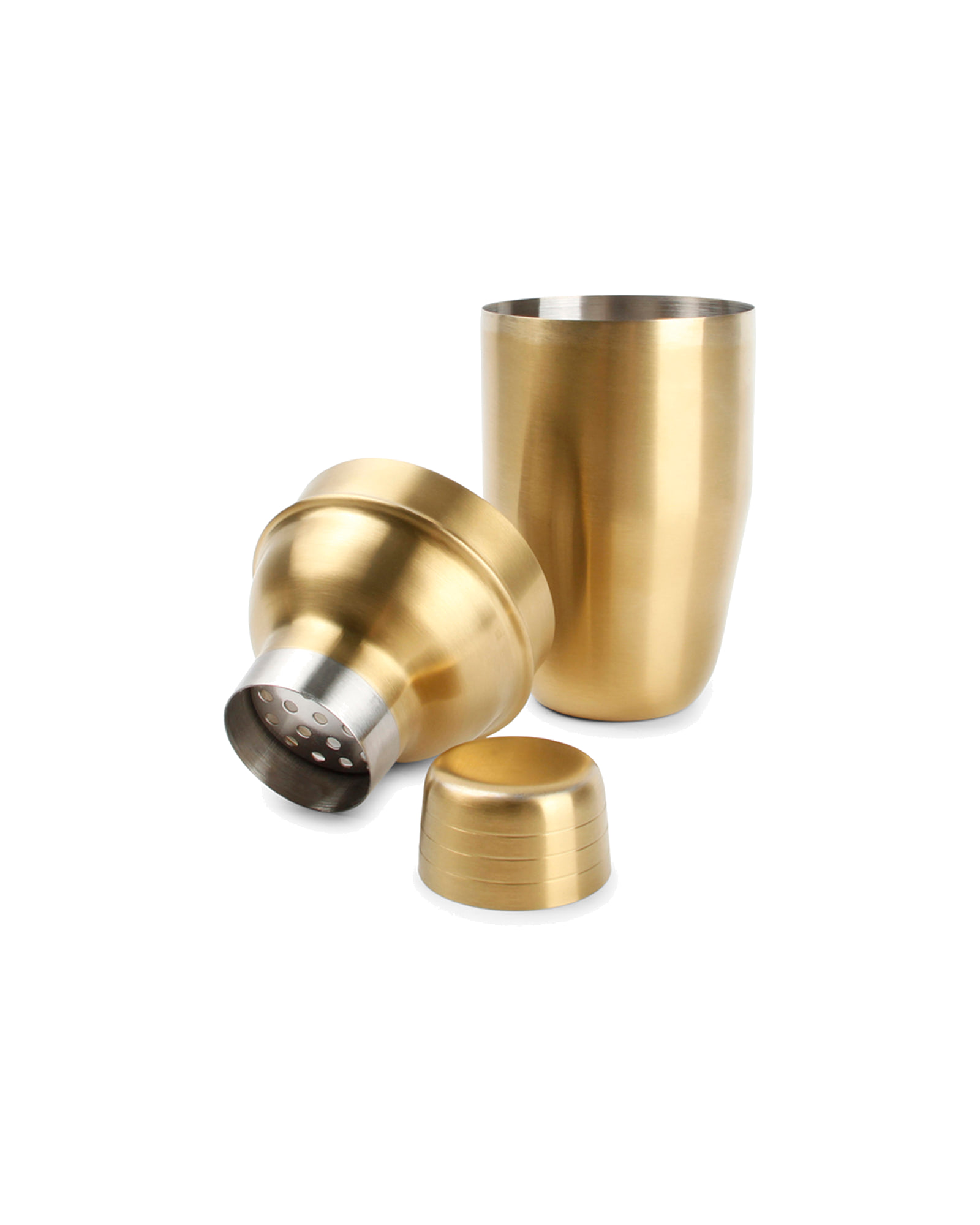 Bar Cocktail-Set aus Edelstahl, Gold, 7-teilig, Ansicht 4