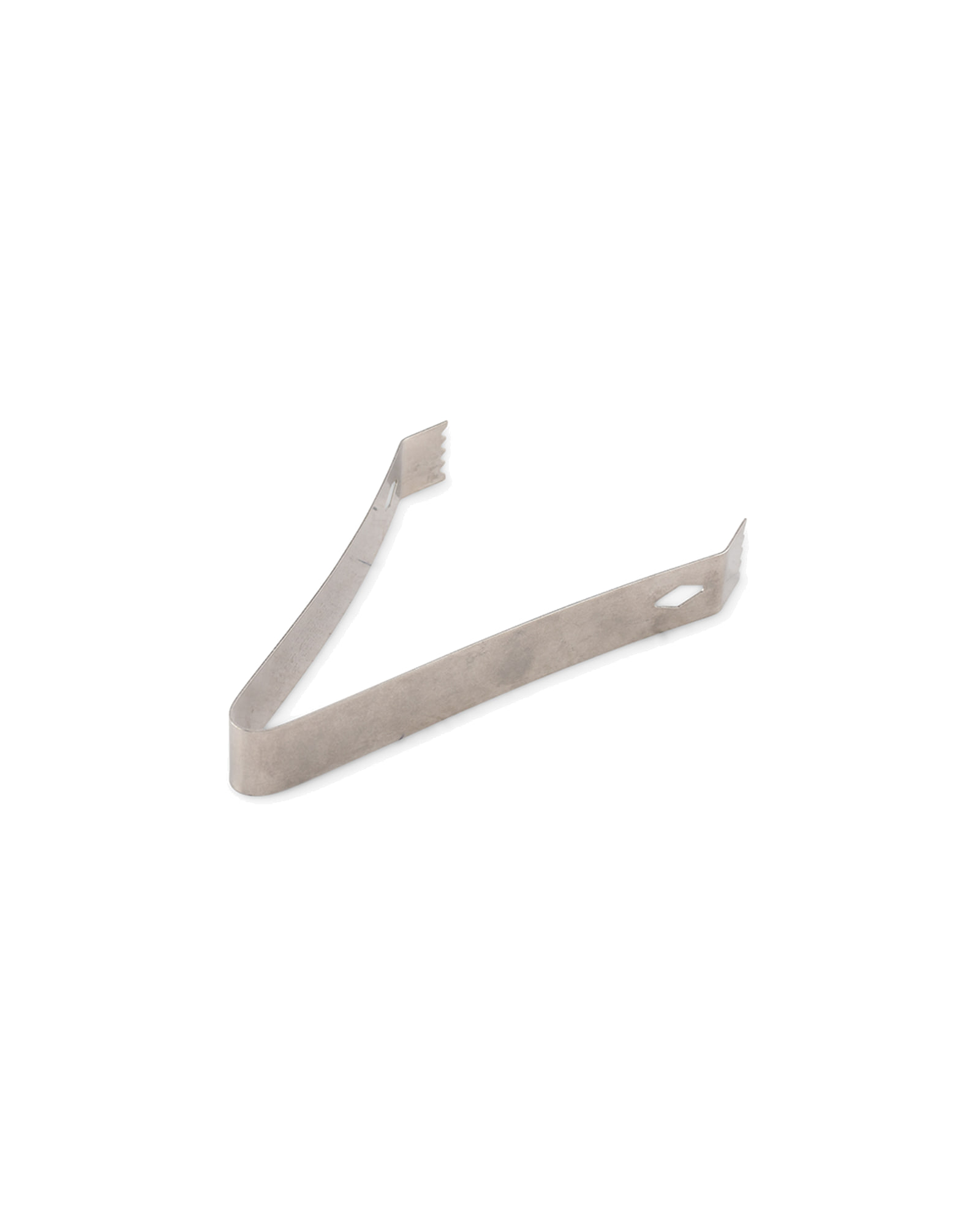 Bar Eiszange aus Edelstahl, Antiksilber, L 16 cm