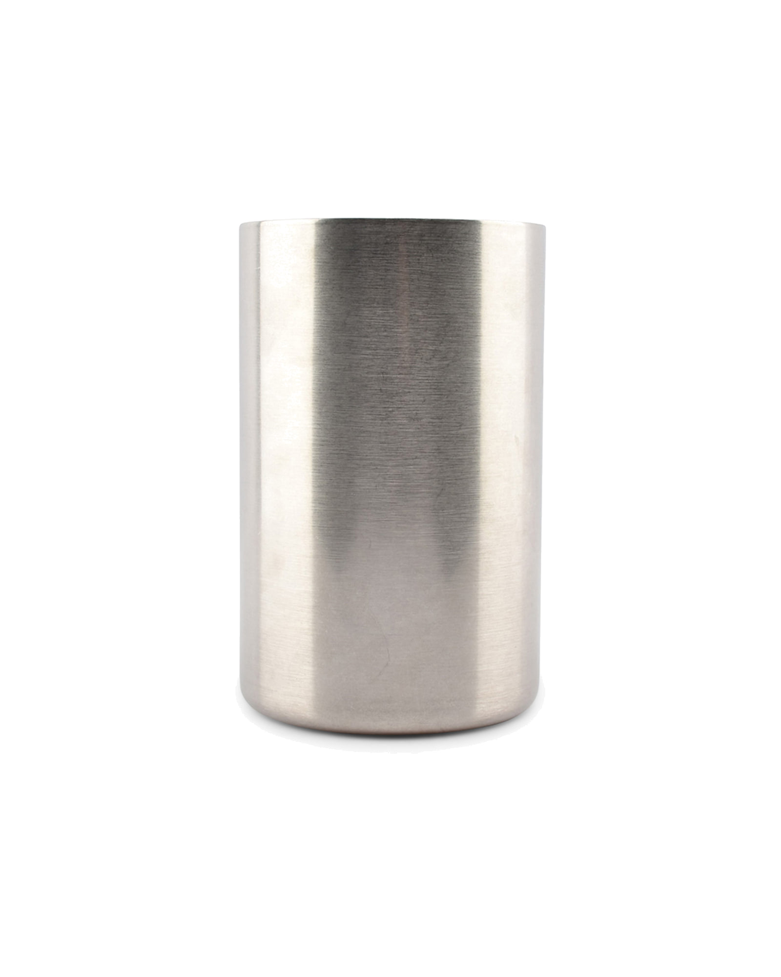 Bar Weinkühler aus Edelstahl, doppelwandig Antiksilber, Ø 12 cm, H 19 cm, Ansicht 1
