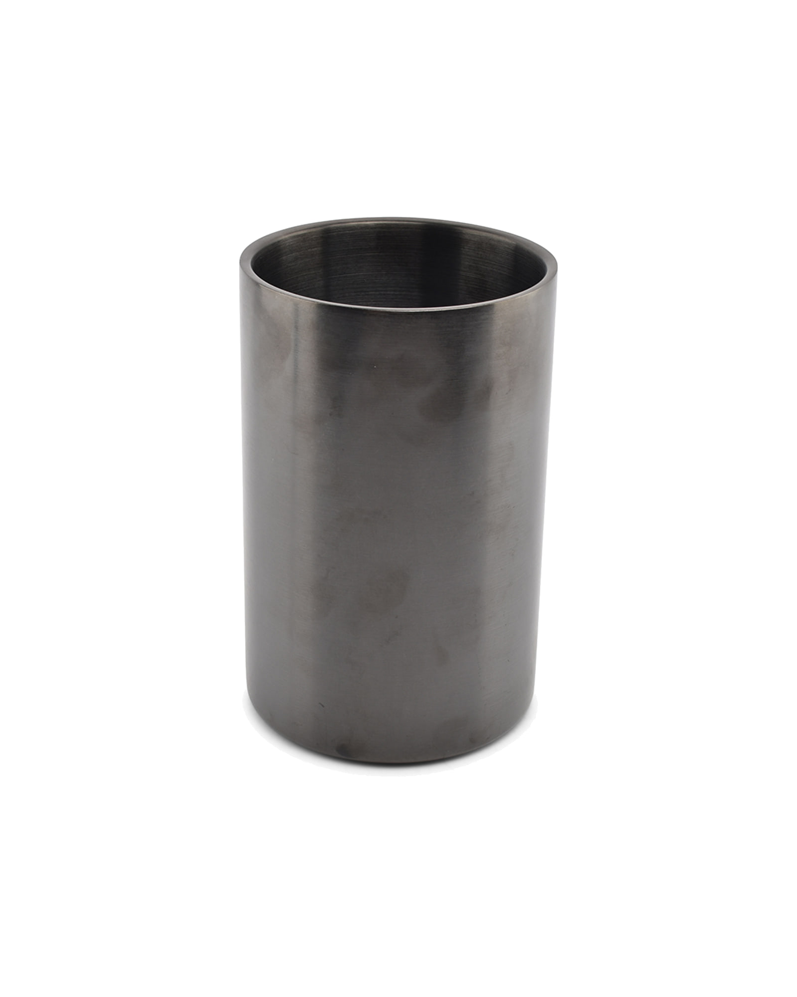 Bar Weinkühler aus Edelstahl, doppelwandig Antikschwarz, Ø 12 cm, H 19 cm, Ansicht 2