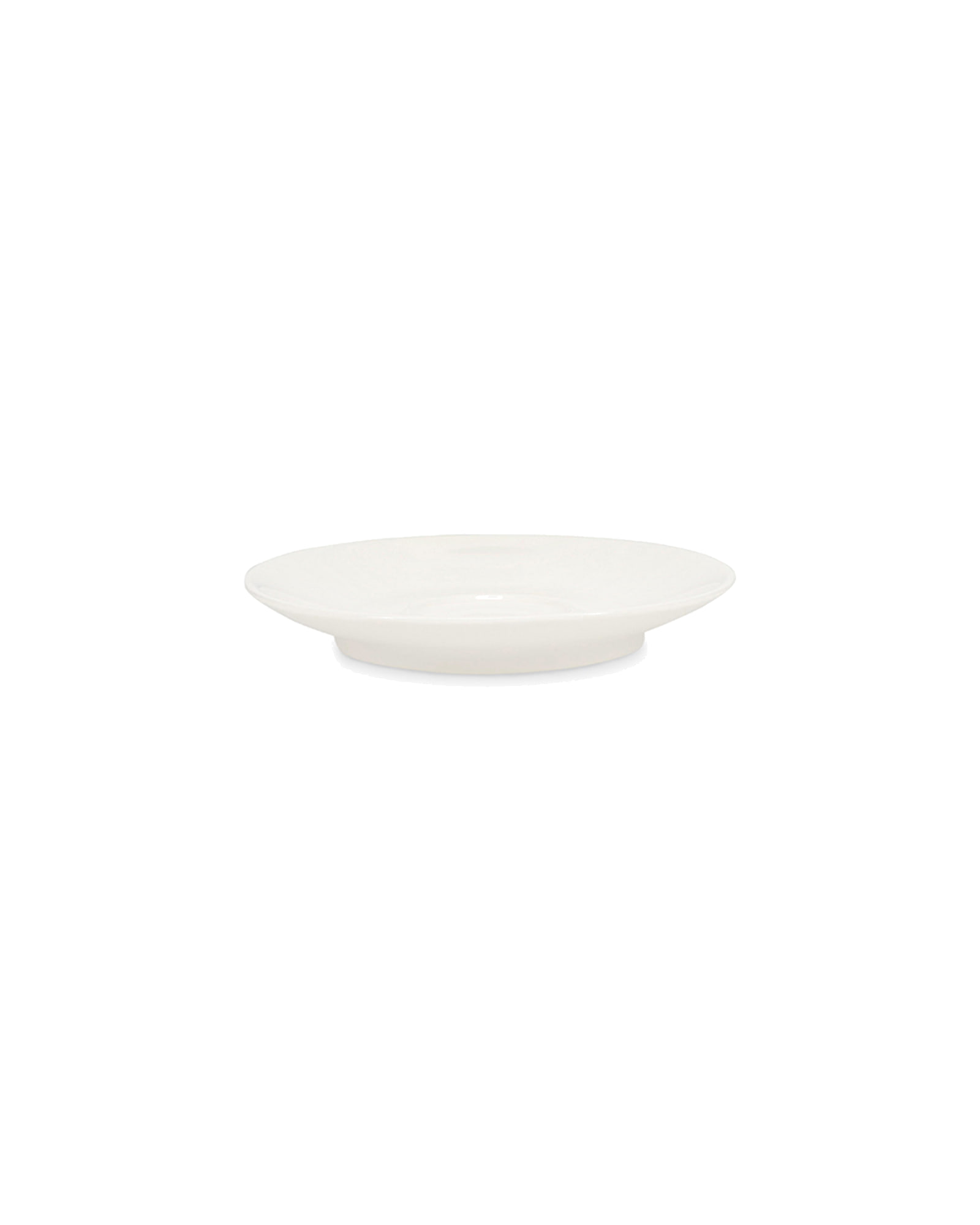 Barista Mokka-Untertasse aus Porzellan, Weiß, Ø 12,5 cm, Ansicht 2