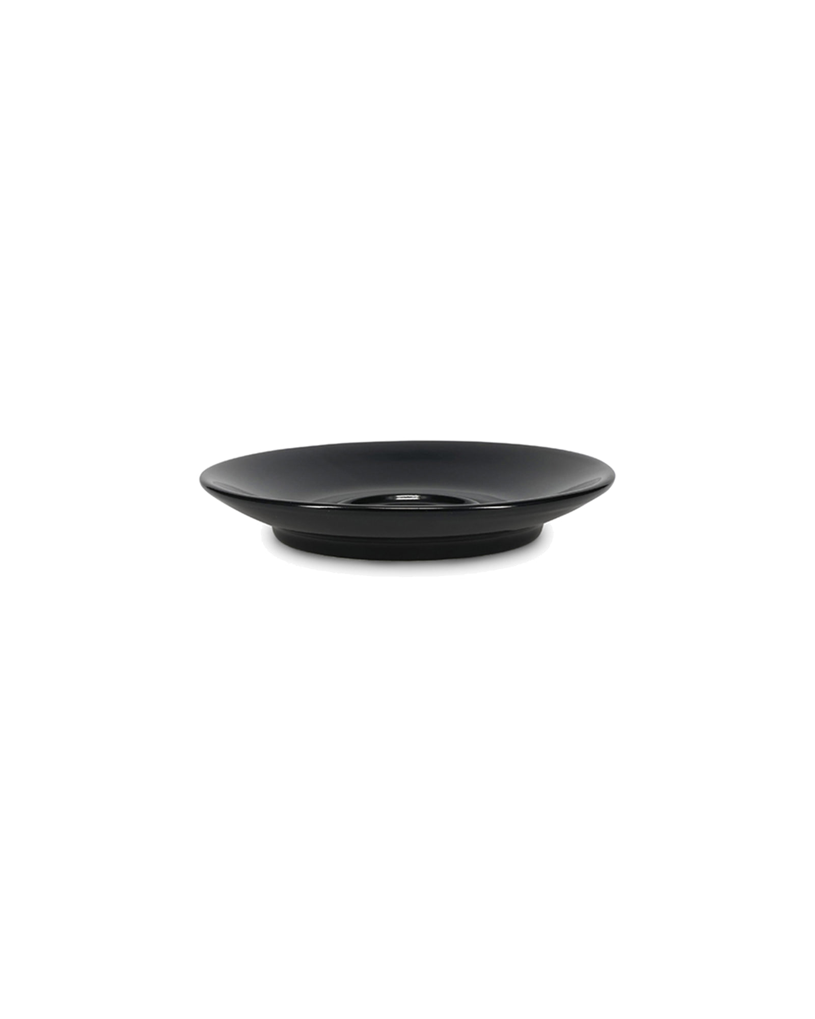 Barista Mokka-Untertasse aus Porzellan, Schwarz, Ø 12,5 cm, Ansicht 2