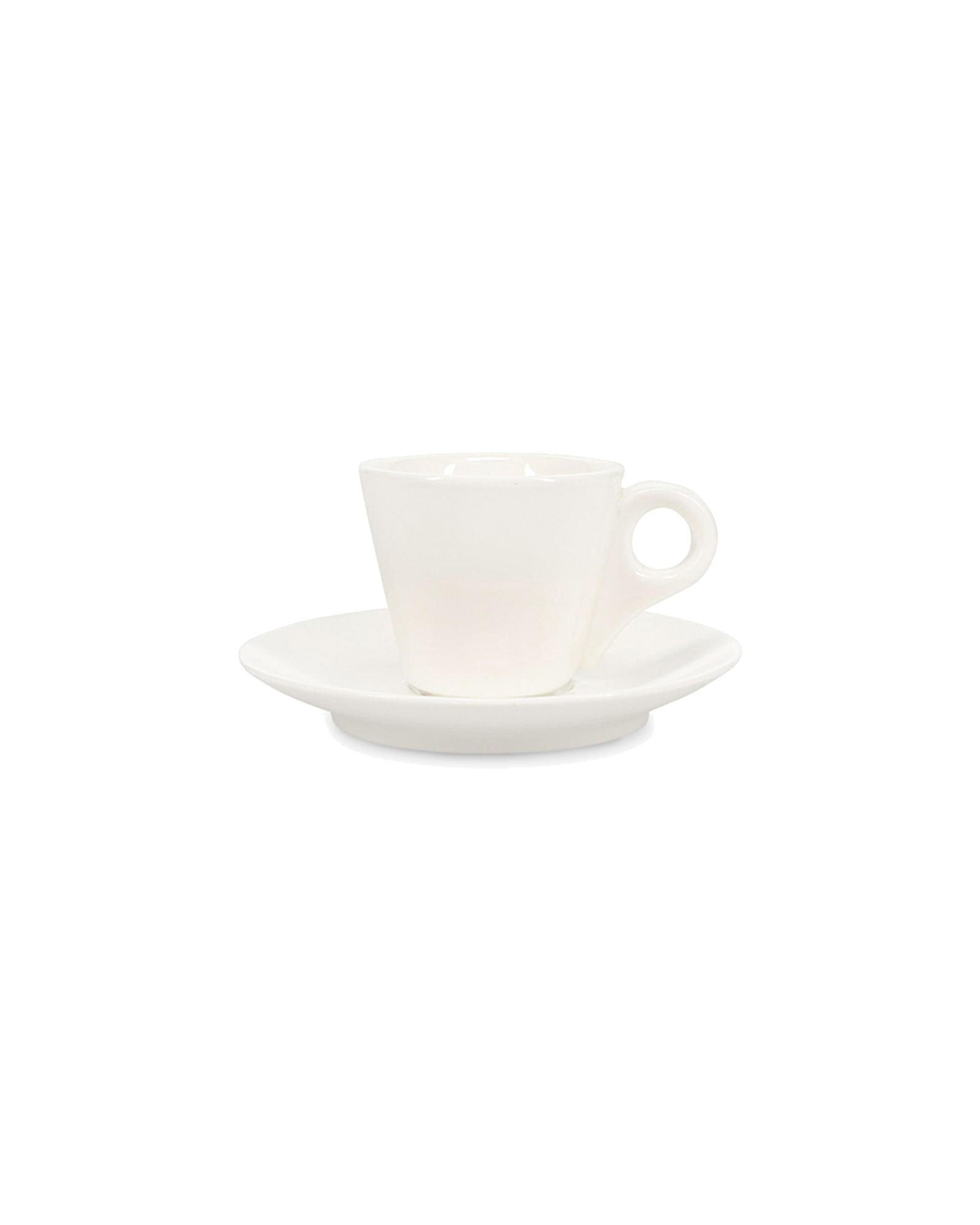 Barista Mokkatasse aus Porzellan, Weiß, 80 ml, Ansicht 2