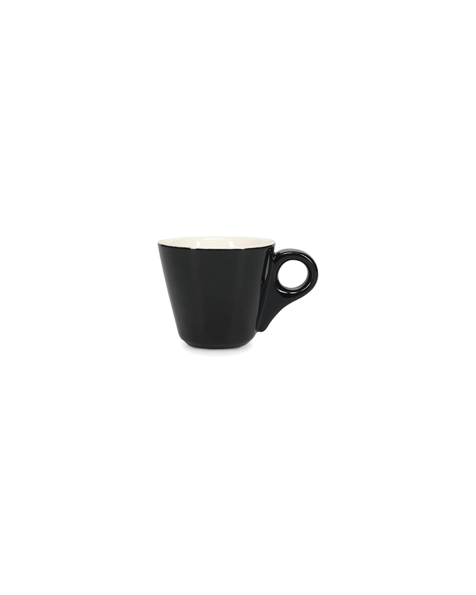 Barista Mokkatasse aus Porzellan, Schwarz, 80 ml, Ansicht 1