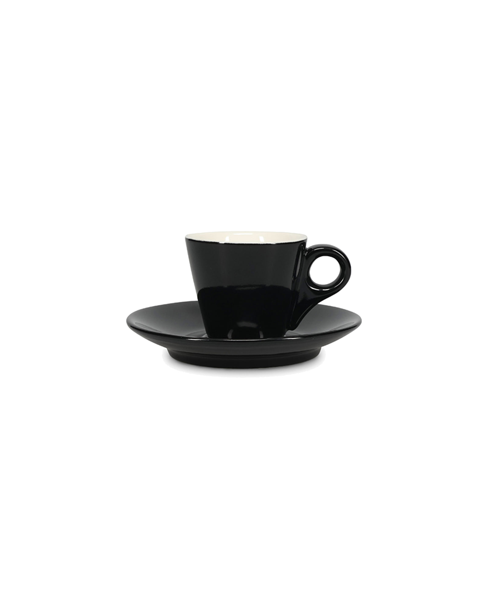 Barista Mokkatasse aus Porzellan, Schwarz, 80 ml, Ansicht 2