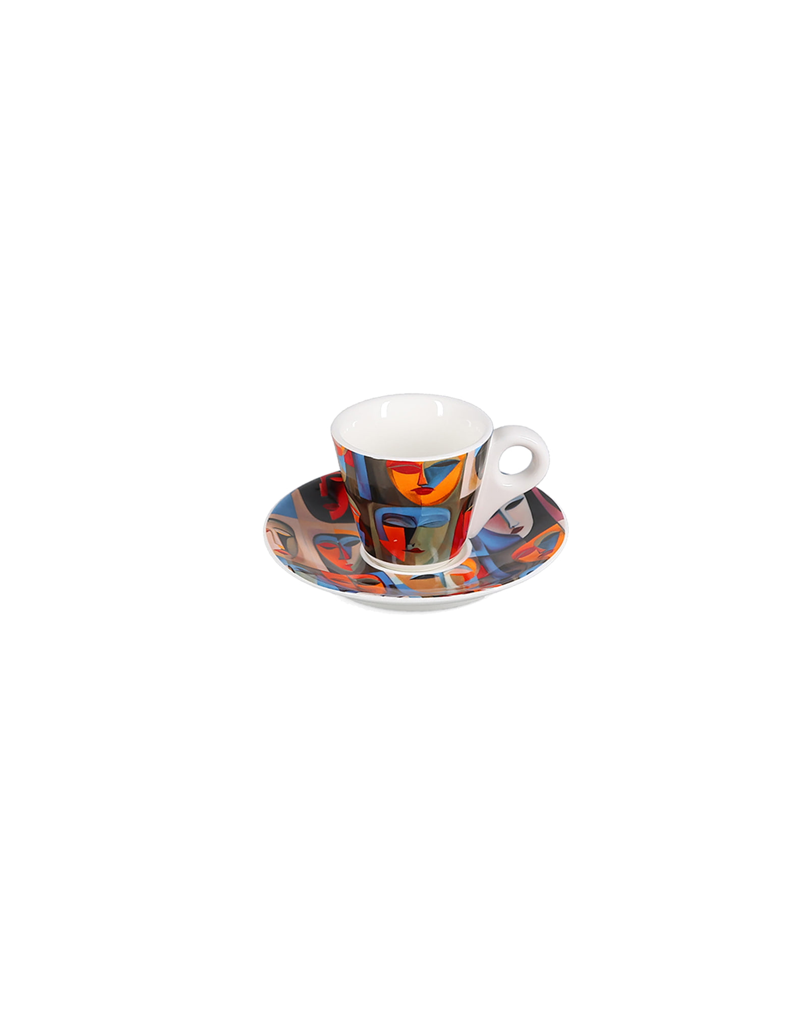 Barista Mokkatasse aus Porzellan, Abstrakt, 80 ml, Ansicht 3