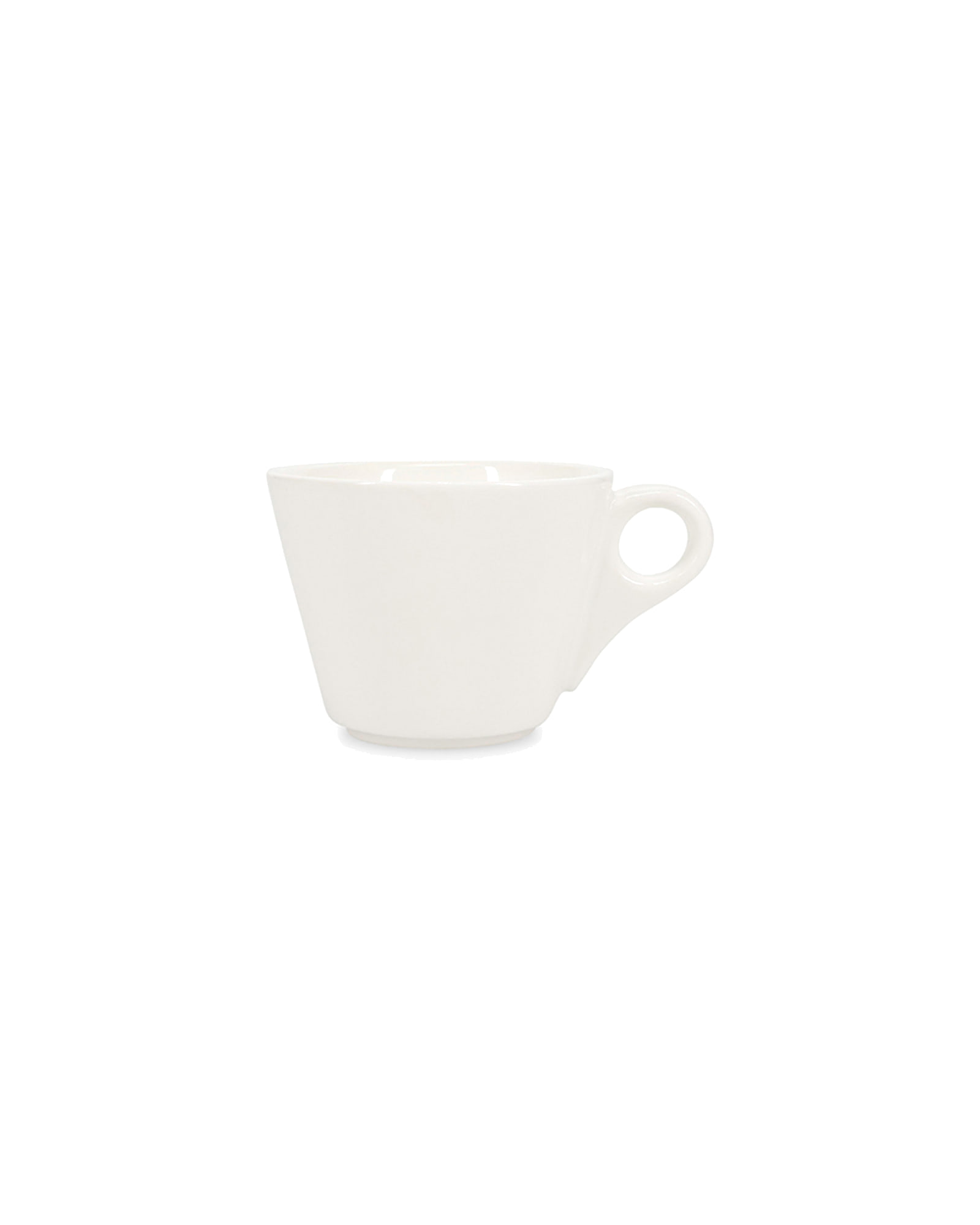 Barista Tasse aus Porzellan, Weiß, 205 ml, Ansicht 1