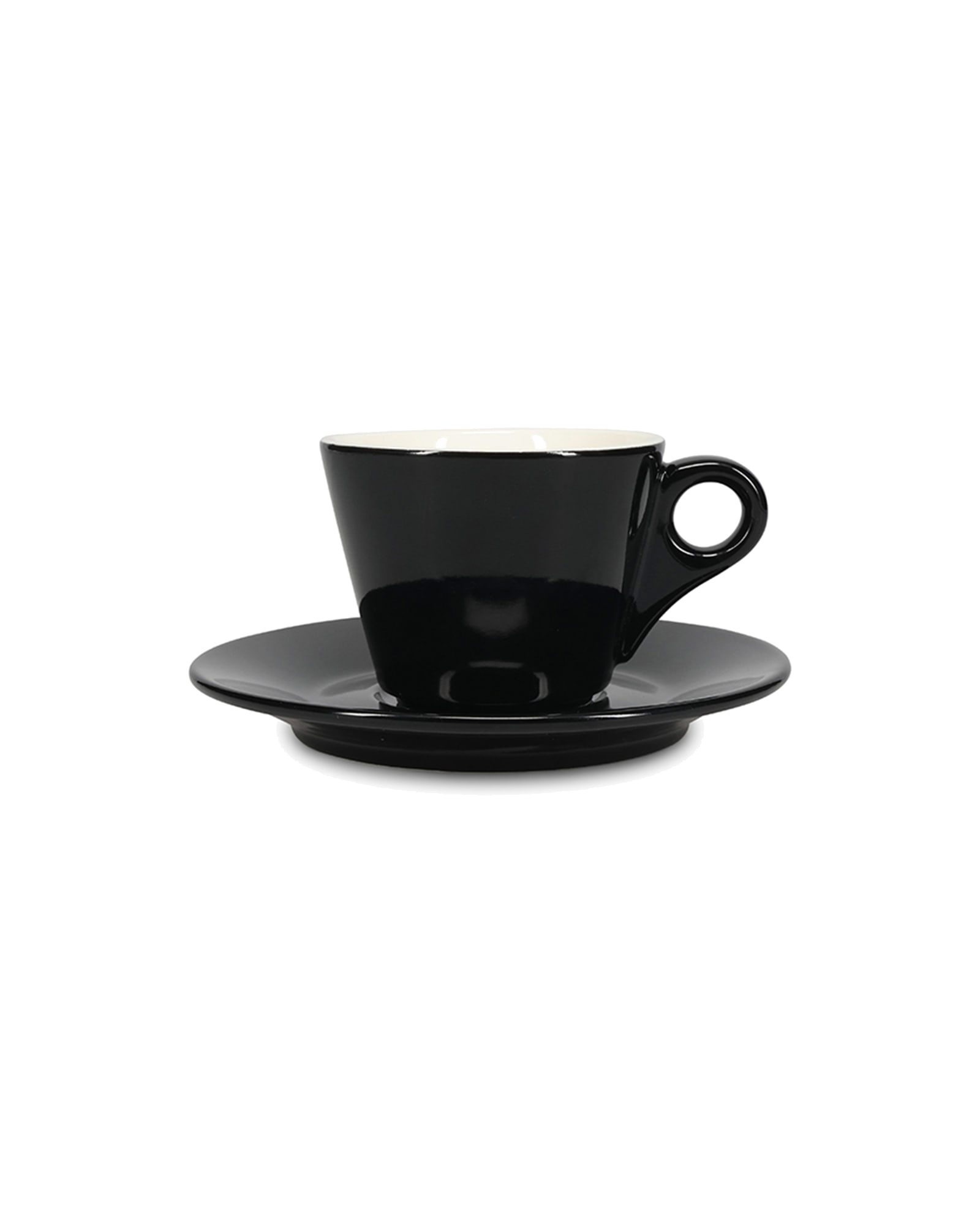 Barista Tasse aus Porzellan, Schwarz, 205 ml, Ansicht 2