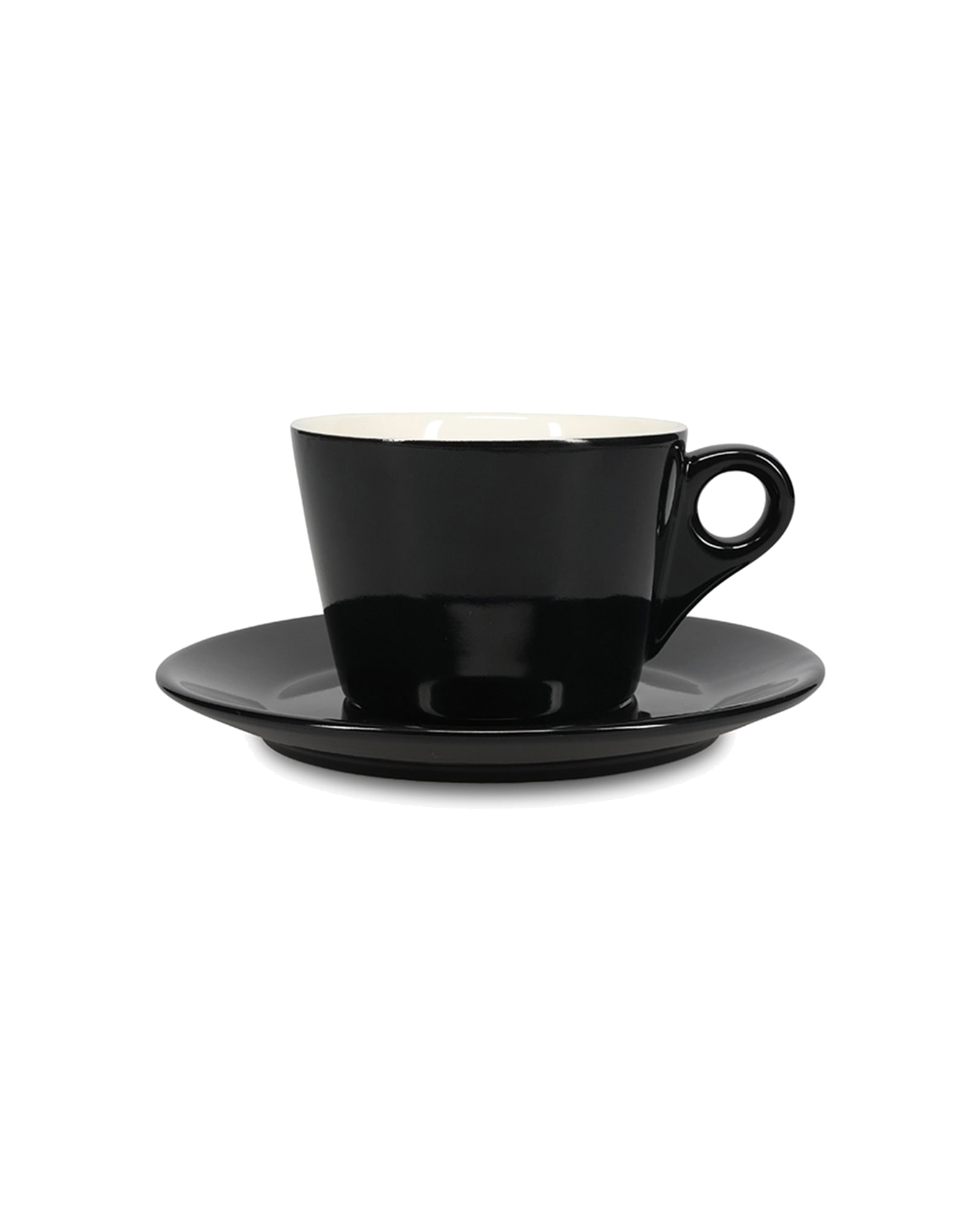 Barista Tasse aus Porzellan, Schwarz, 280 ml, Ansicht 2