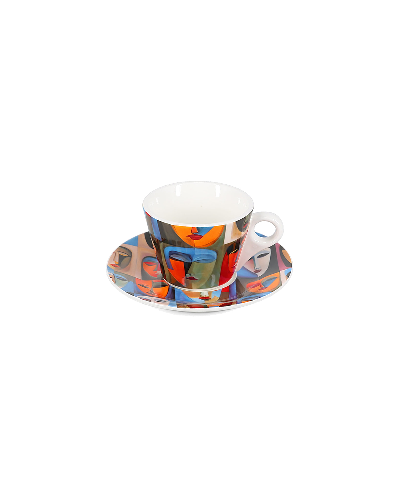 Barista Tasse aus Porzellan, Abstrakt, Ø 8,5 cm, Ansicht 3