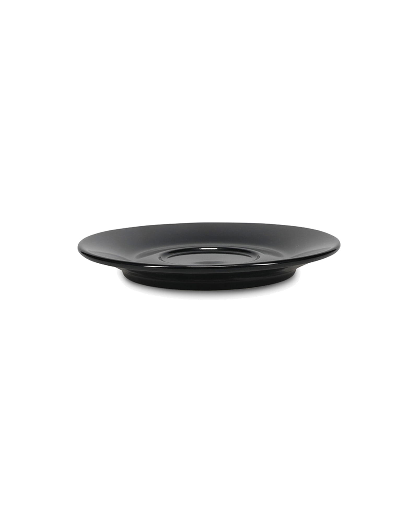 Barista Untertasse aus Porzellan, für Tasse 160 ml und 205 ml, Schwarz, Ø 15,5 cm, Ansicht 2