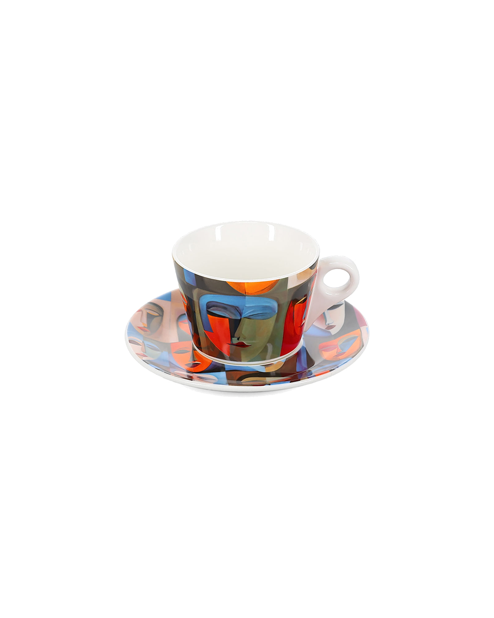 Barista Untertasse aus Porzellan, für Tasse 280 ml, Abstrakt, Ø 16,5 cm, Ansicht 2