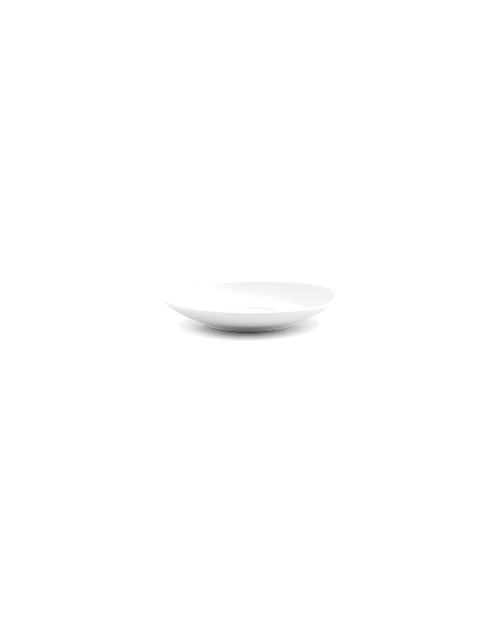 Basic White Mokka-Untertasse aus Porzellan, Ø 12,5 cm, Ansicht 2