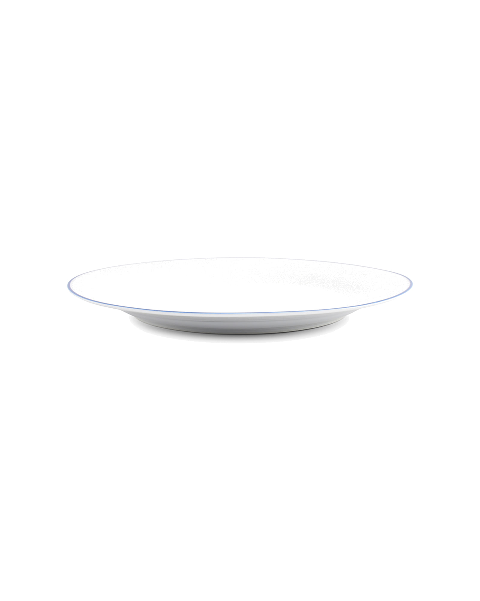 Basic White Teller aus Porzellan, blauer Rand, Ø 27 cm, Ansicht 2