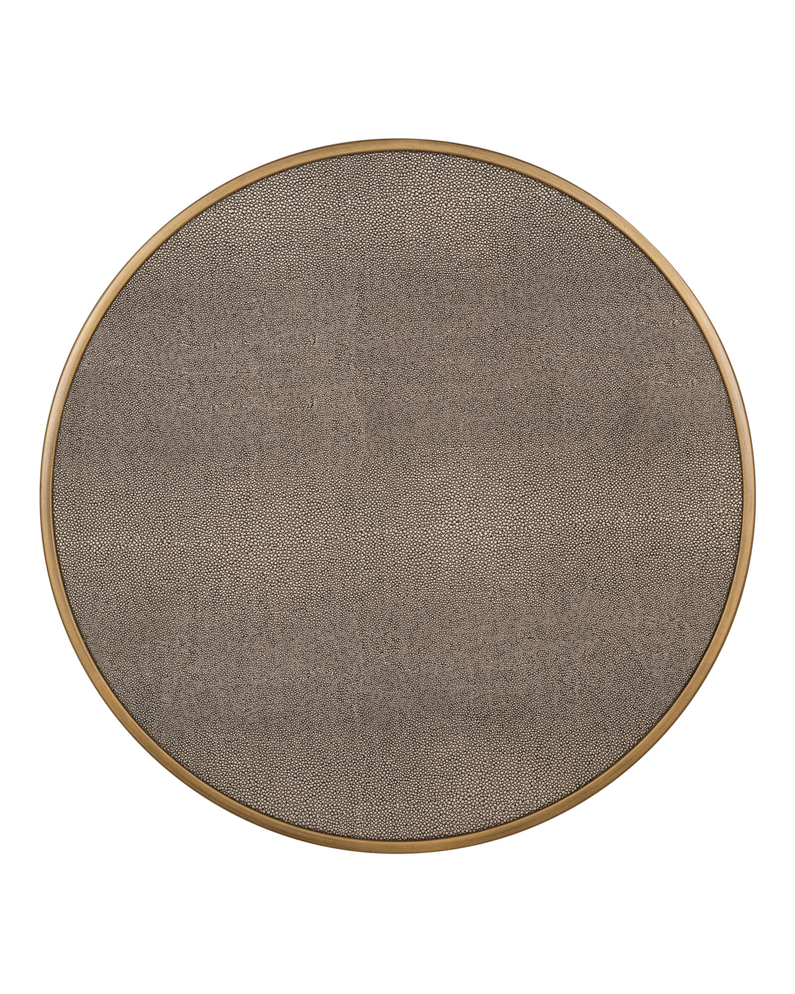 Beistelltisch Bloomville Brass Shagreen, 2er-Set von Richmond Interiors, Produktansicht 3