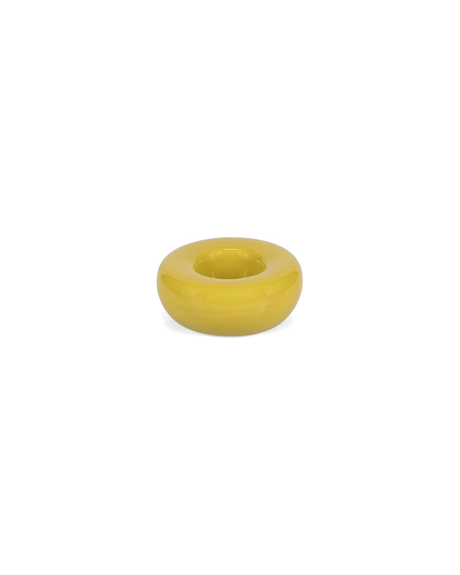 Billie Eierbecher aus Steinzeug, Senfgelb, Ø 10 cm, H 4 cm, Ansicht 1