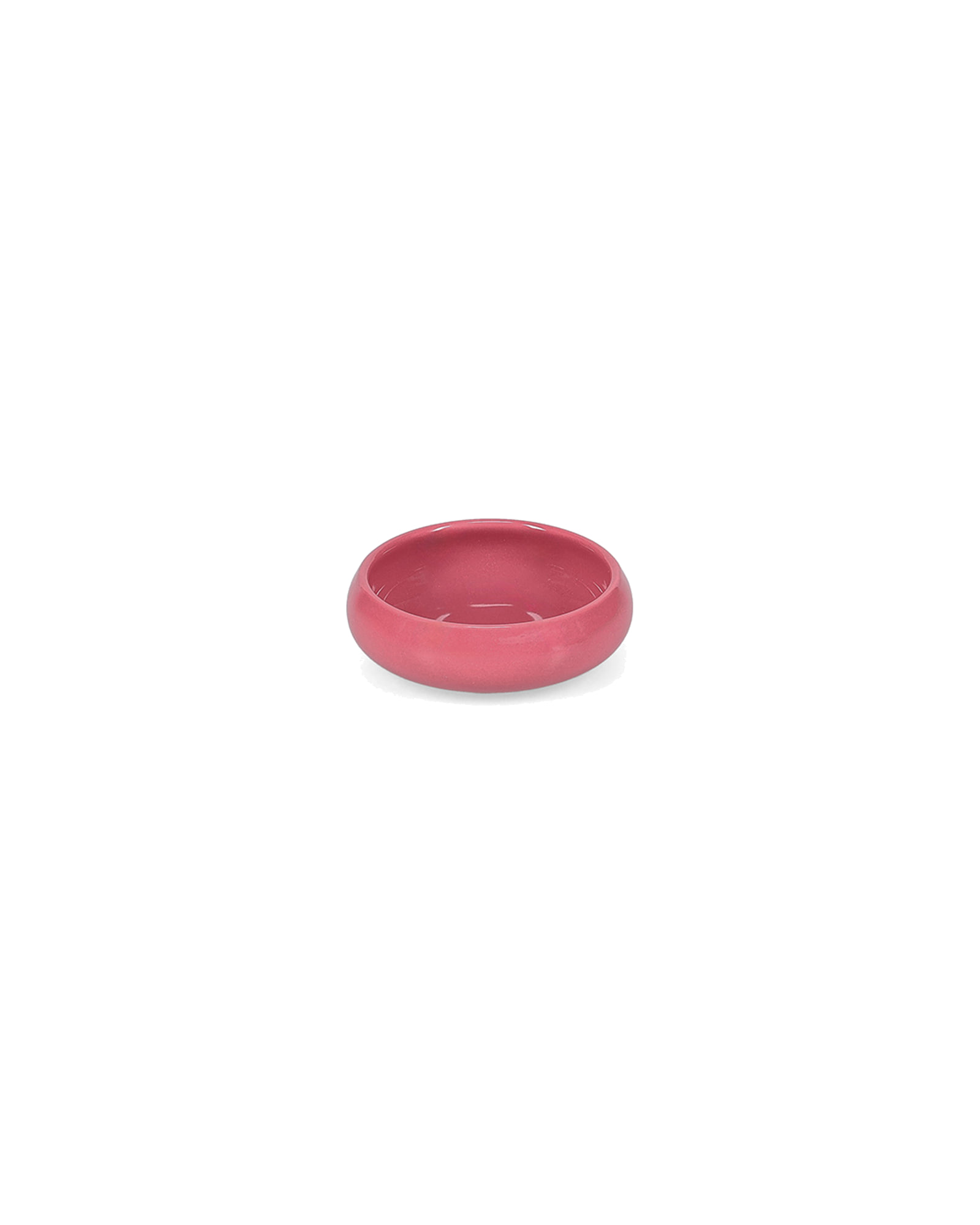 Billie Schale aus Steinzeug, Rosa, Ø 9,5 cm, H 3 cm, Ansicht 2