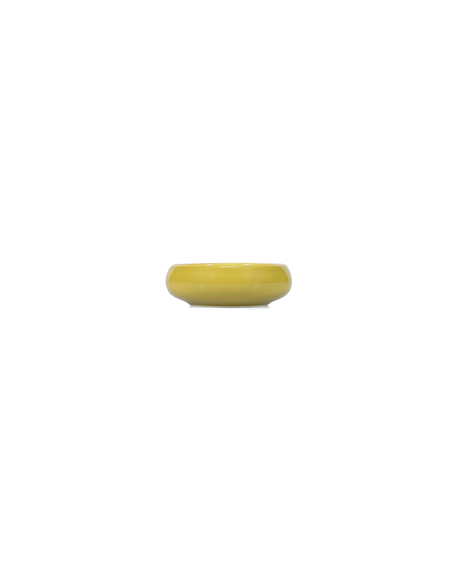 Billie Schale aus Steinzeug, Senfgelb, Ø 9,5 cm, H 3 cm, Ansicht 1