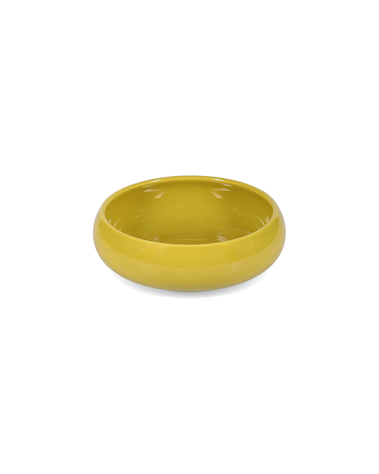 Billie Schale aus Steinzeug, Senfgelb, Ø 16 cm, H 5,5 cm, Ansicht 2