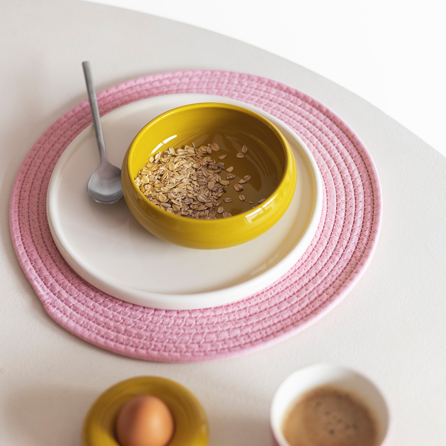 Billie Schale aus Steinzeug, Senfgelb, Ø 16 cm, H 5,5 cm, Ansicht 4