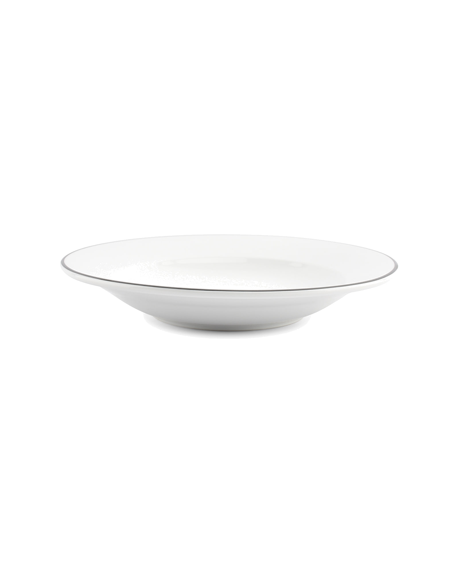 Bistro Suppenteller aus Porzellan, schwarzer Rand, Ø 23,5 cm, H 4 cm, Ansicht 2