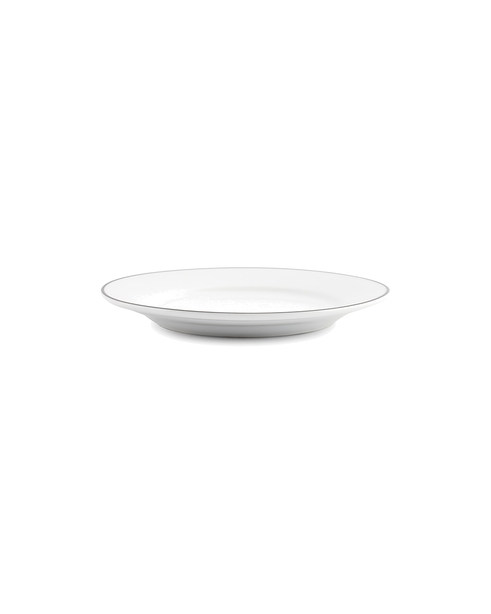 Bistro Teller aus Porzellan, schwarzer Rand, Ø 19,5 cm, Ansicht 2