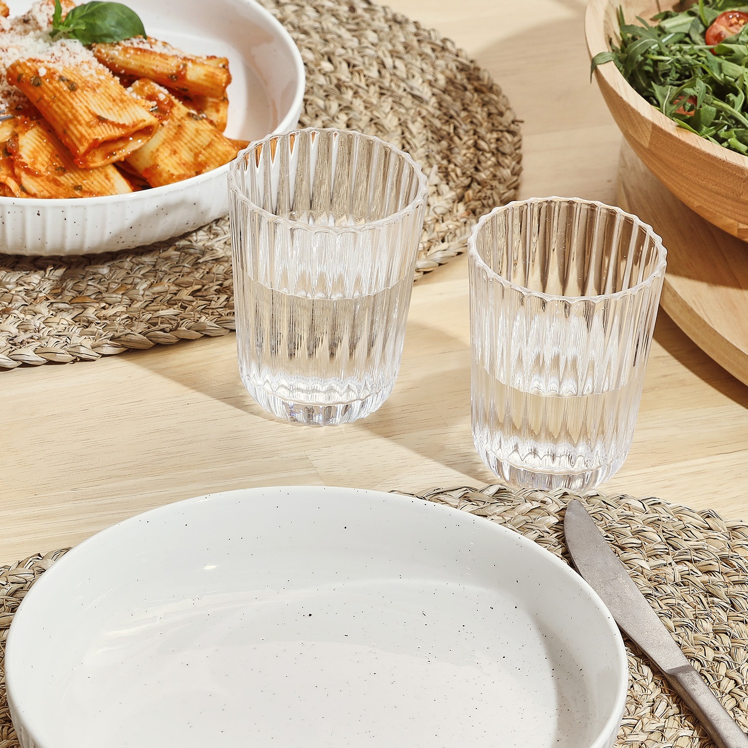 Blossom Trinkglas mit strukturierter Oberfläche, Strukturiert, 260 ml, Ansicht 2