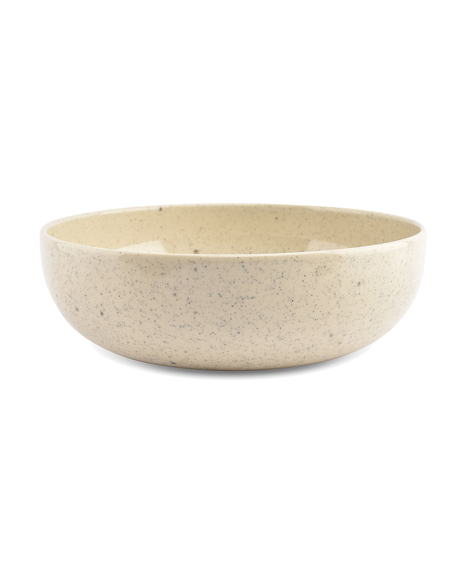 Blush Servierschale aus Steinzeug, Vanille, Ø 25,5 cm, H 8 cm, Ansicht 1