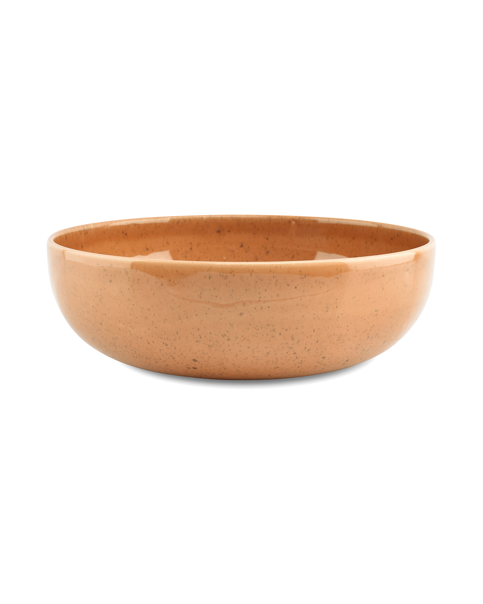 Blush Servierschale aus Steinzeug, Pfirsich, Ø 25,5 cm, H 8 cm, Ansicht 1