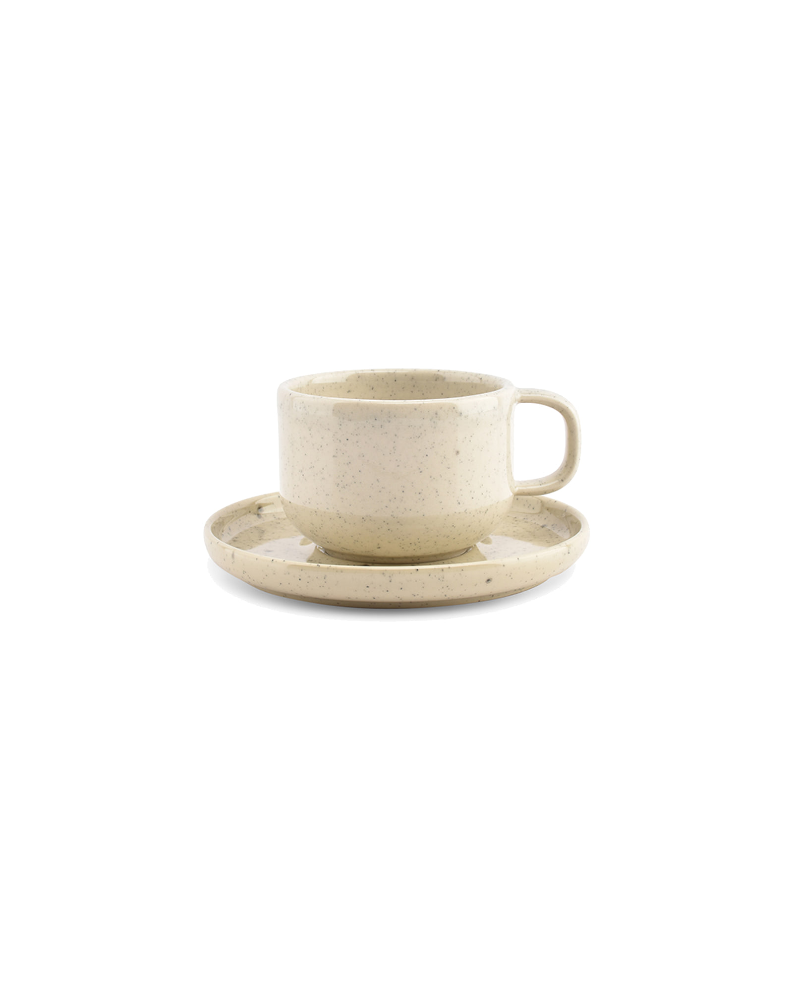 Blush Untertasse aus Steinzeug, Vanille, Ø 14,5 cm, Ansicht 2