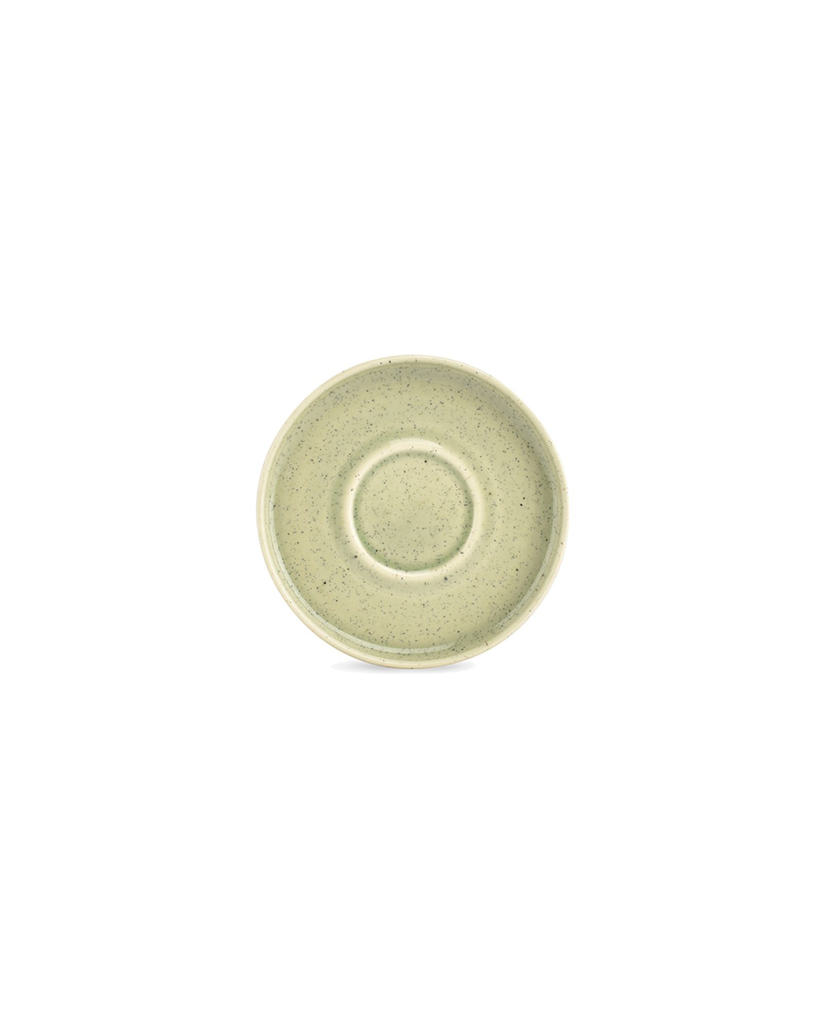 Blush Untertasse aus Steinzeug, Salbeigrün, Ø 14,5 cm, Ansicht 1