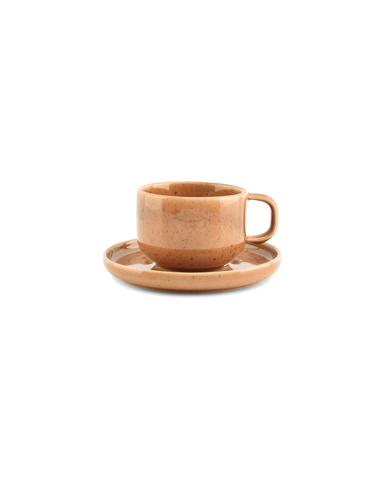 Blush Untertasse aus Steinzeug, Pfirsich, Ø 14,5 cm, Ansicht 2