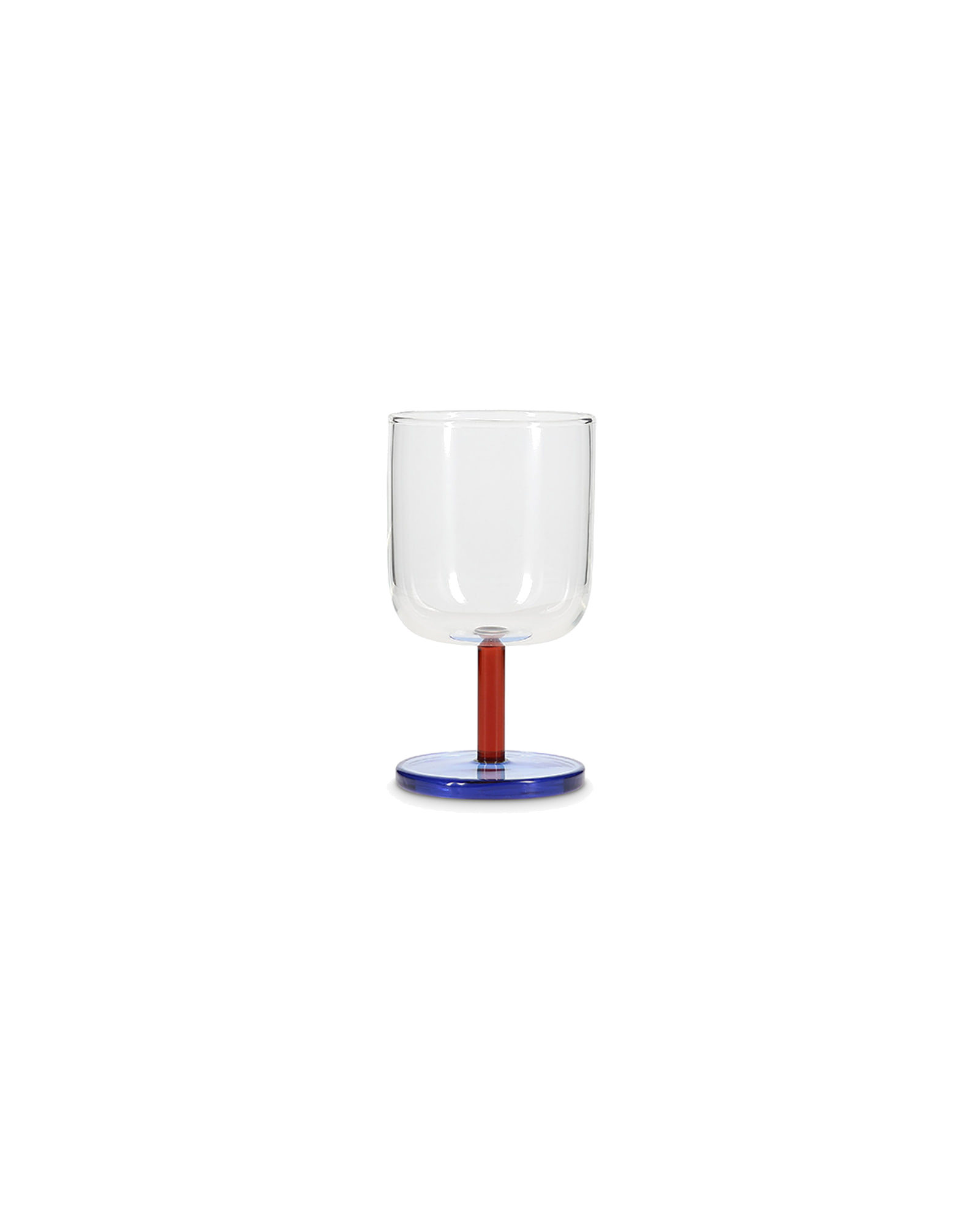 Bobbie Glas mit farbigem Fuß, mit Fuß, 315 ml, Ansicht 1