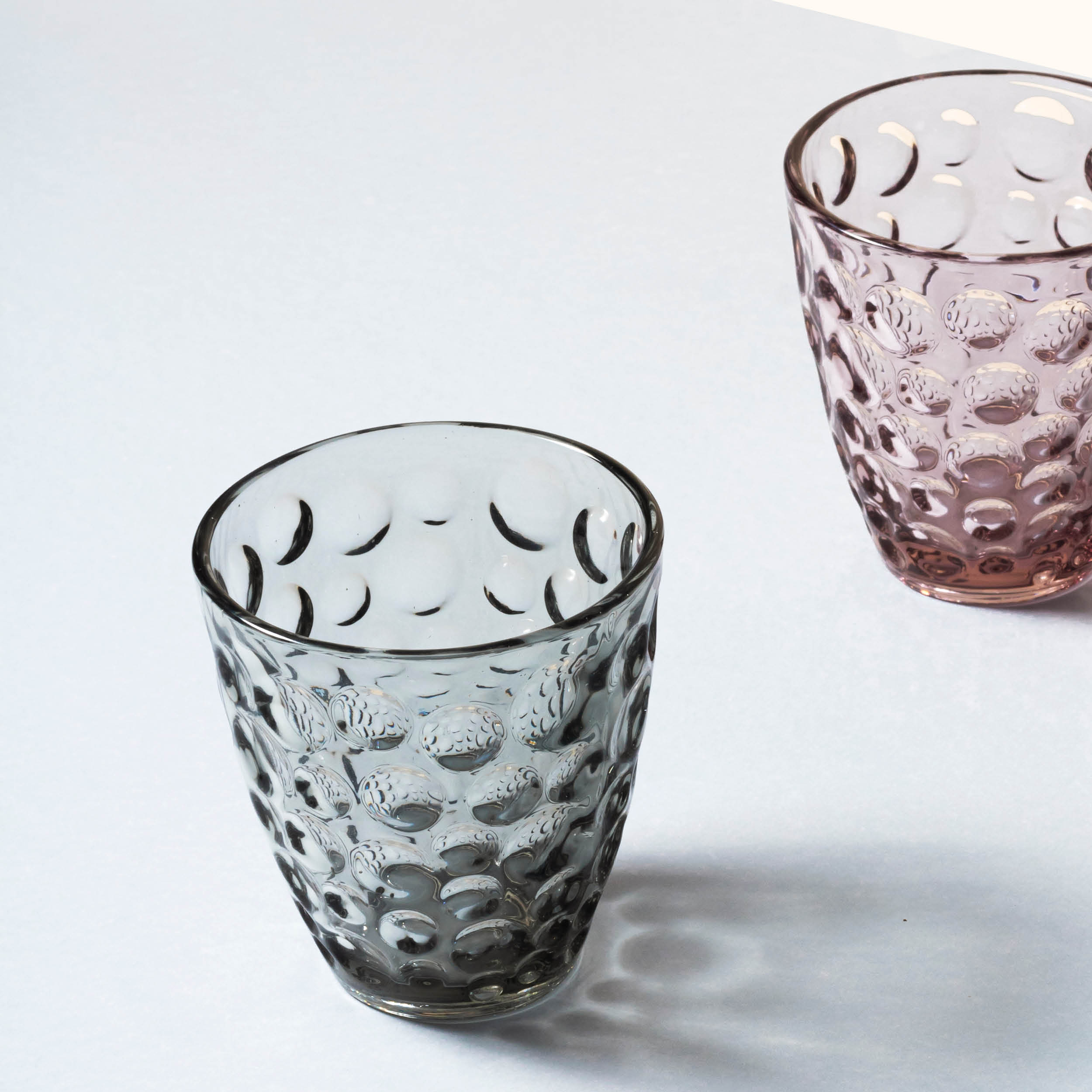 Bubble Trinkglas aus Glas, Grau, 220 ml, Ansicht 2