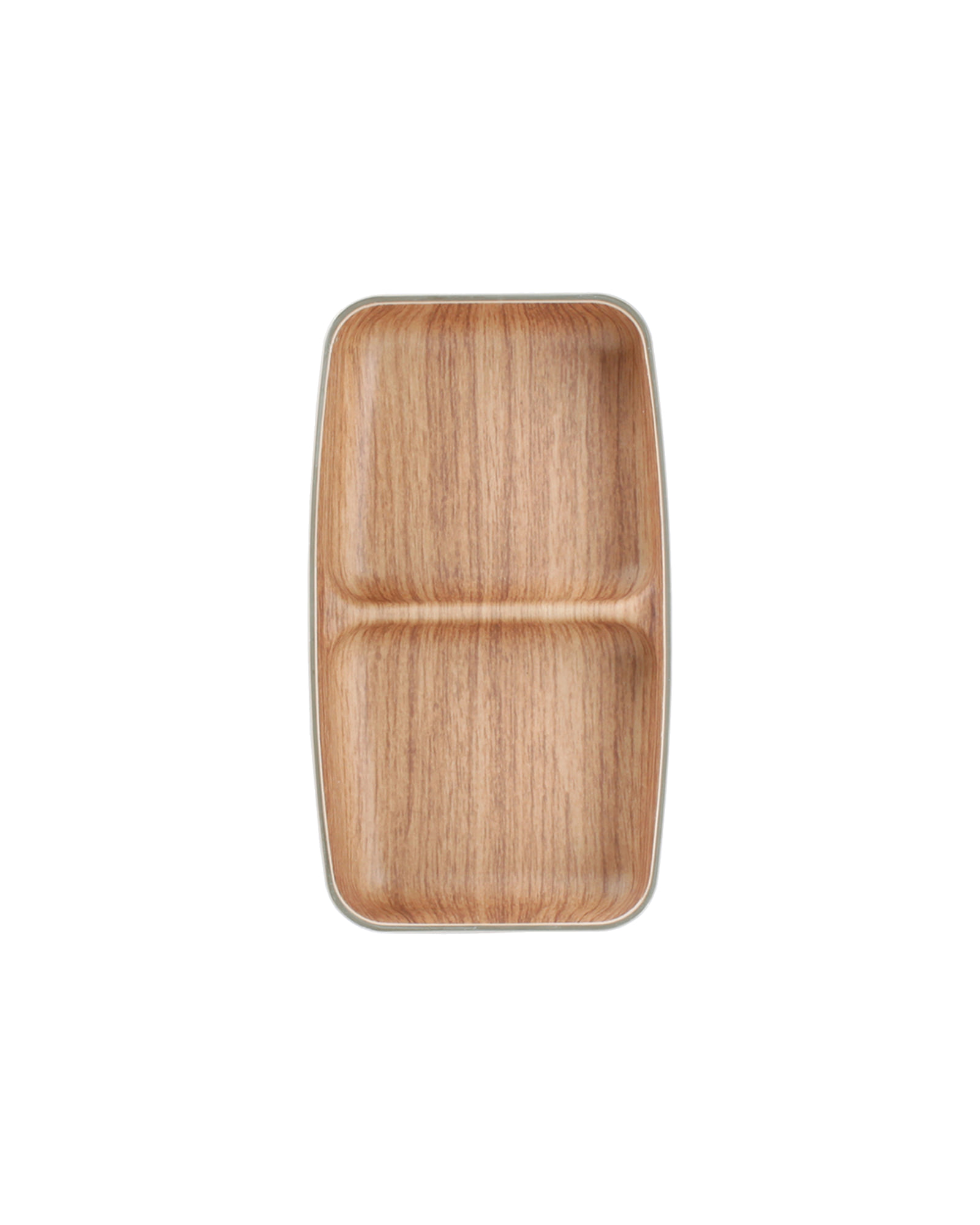 Buffet Menüteller mit 2 Fächern, Braun, 17,5 × 10 cm, 2 Fächer, Ansicht 1