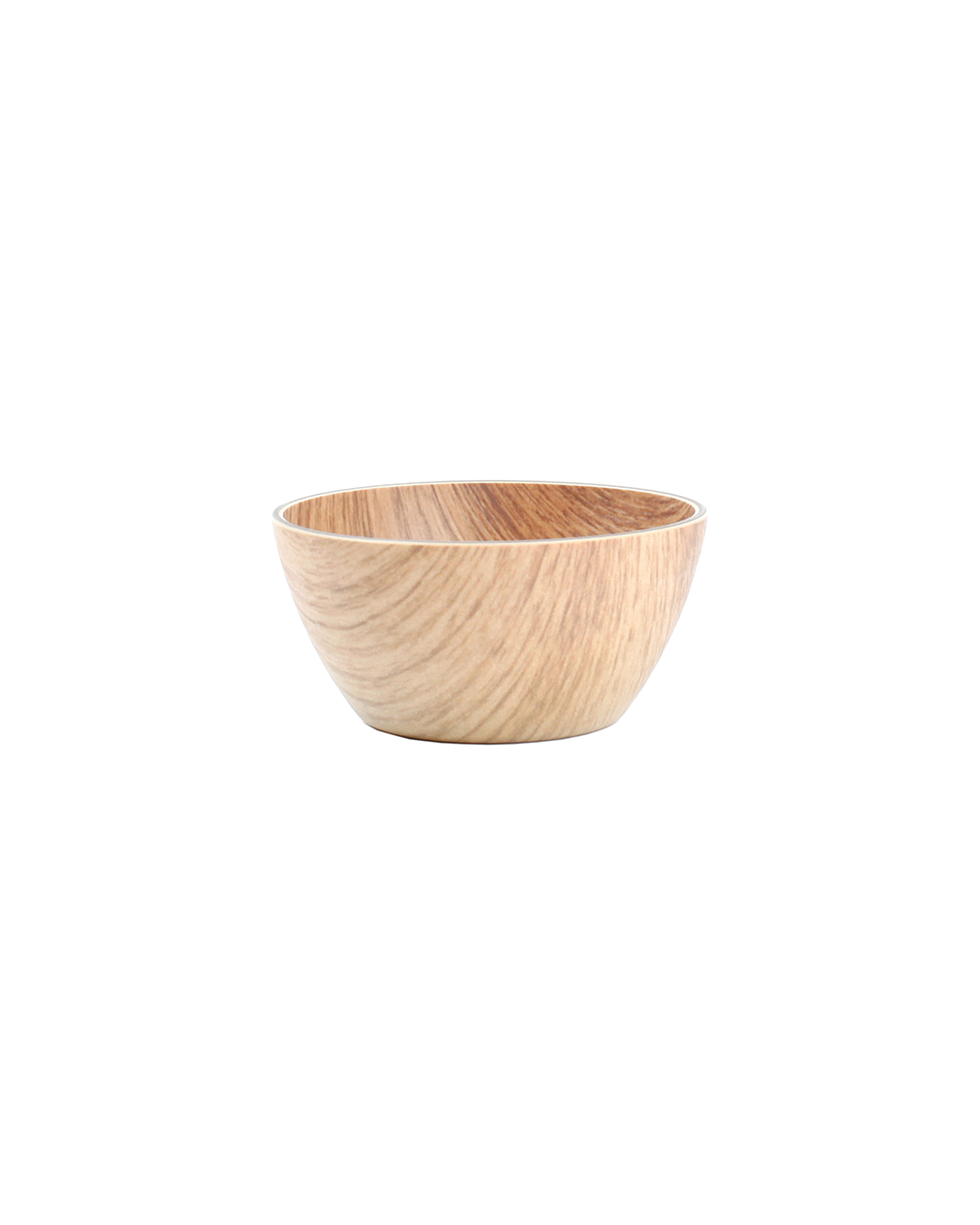 Buffet Schale aus Kunststoff in Holzdekor, Braun, Ø 8,5 cm, H 4 cm, Ansicht 1
